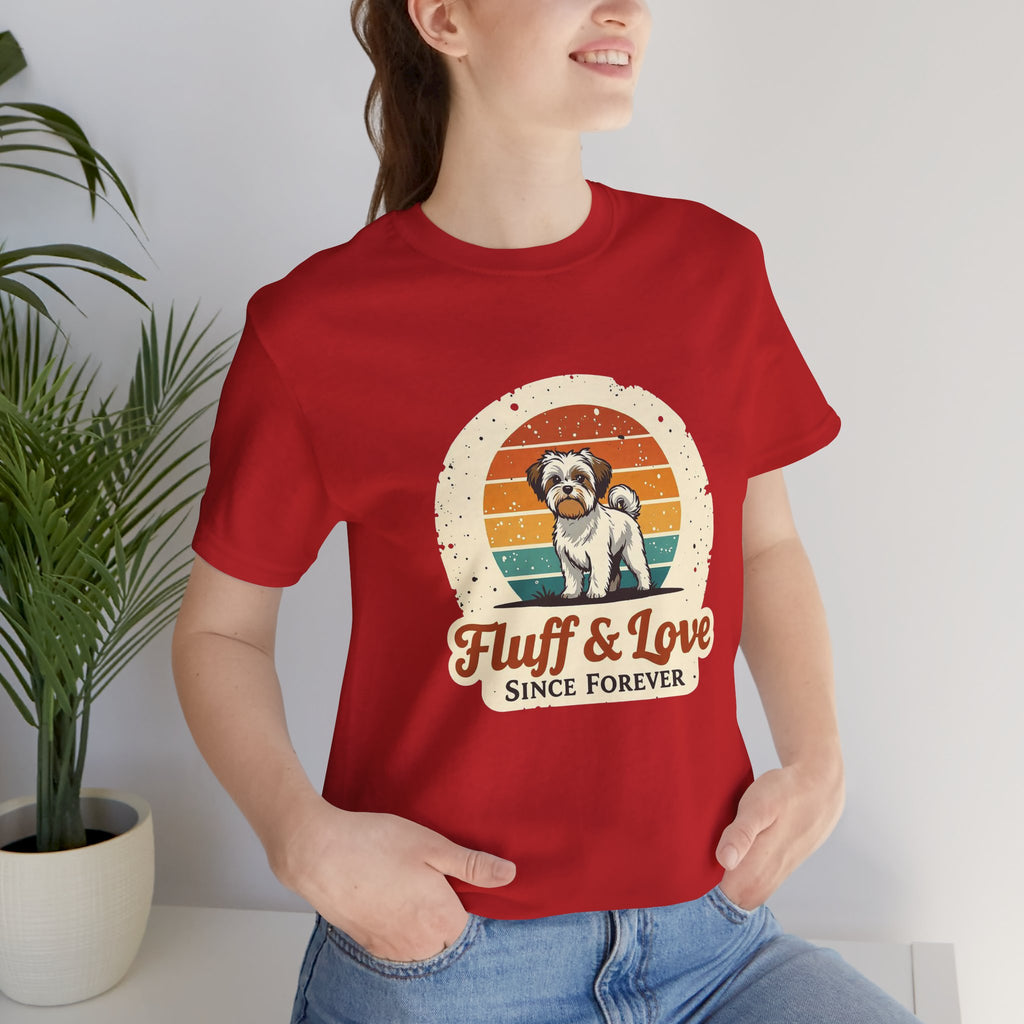 Maltese Dog Lover's Tee - Fluff & Love Since Forever