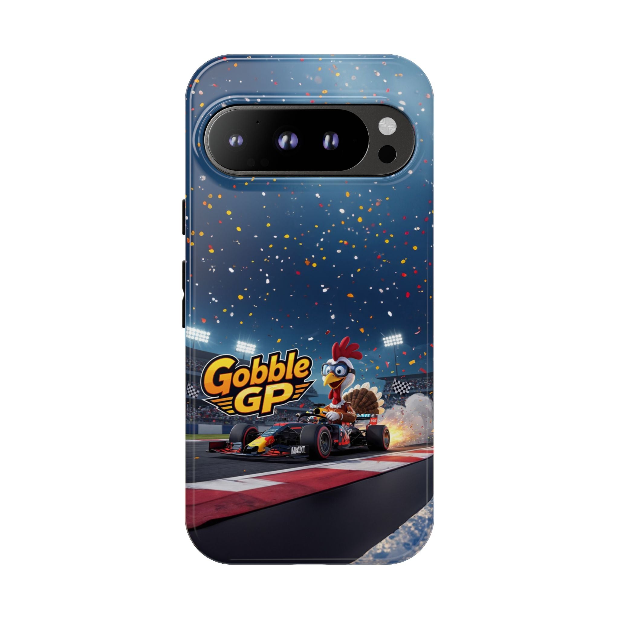 Gobble GP Turkey Racing Phone Case — Tough Protective Cover