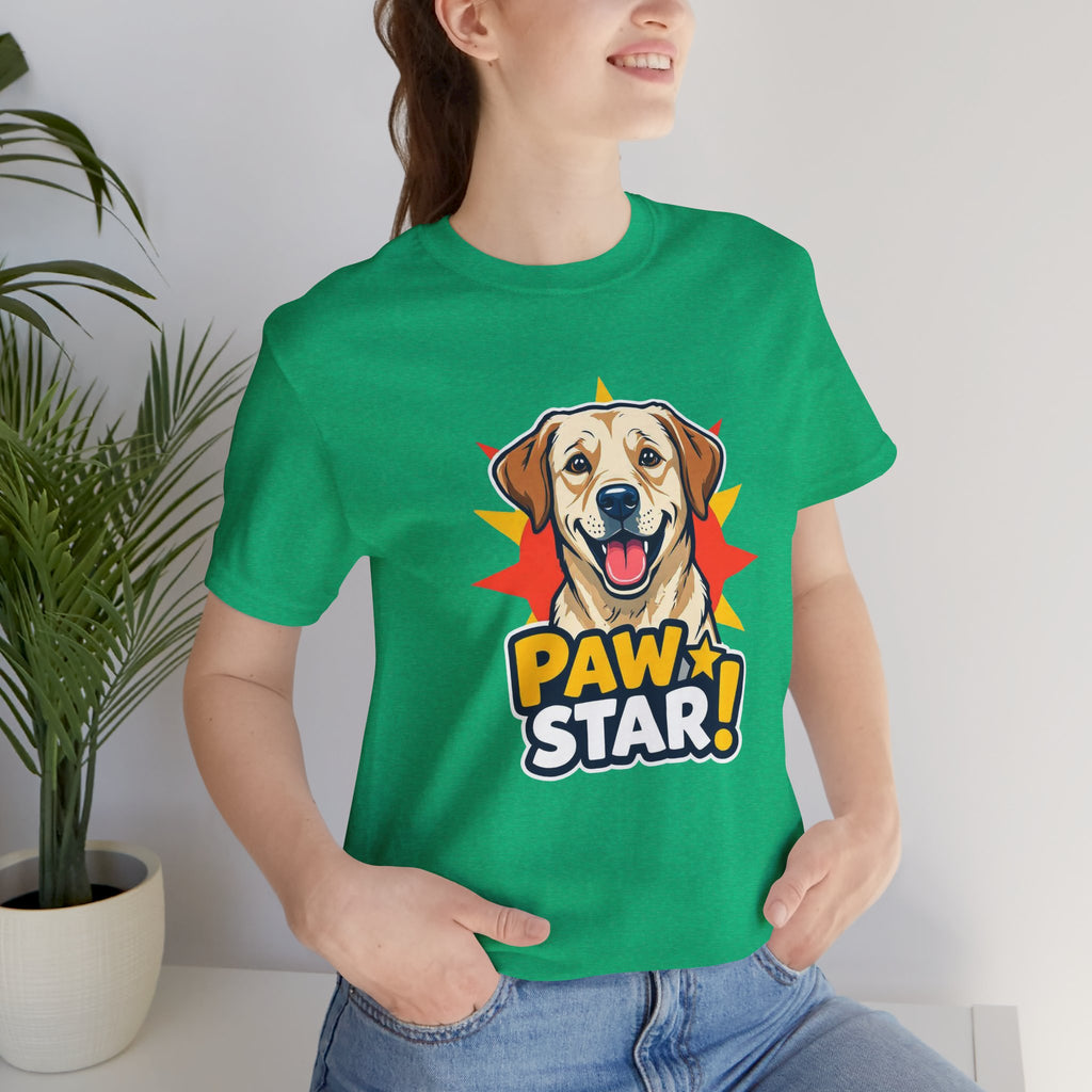 Labrador Retriever Paw Star T-Shirt