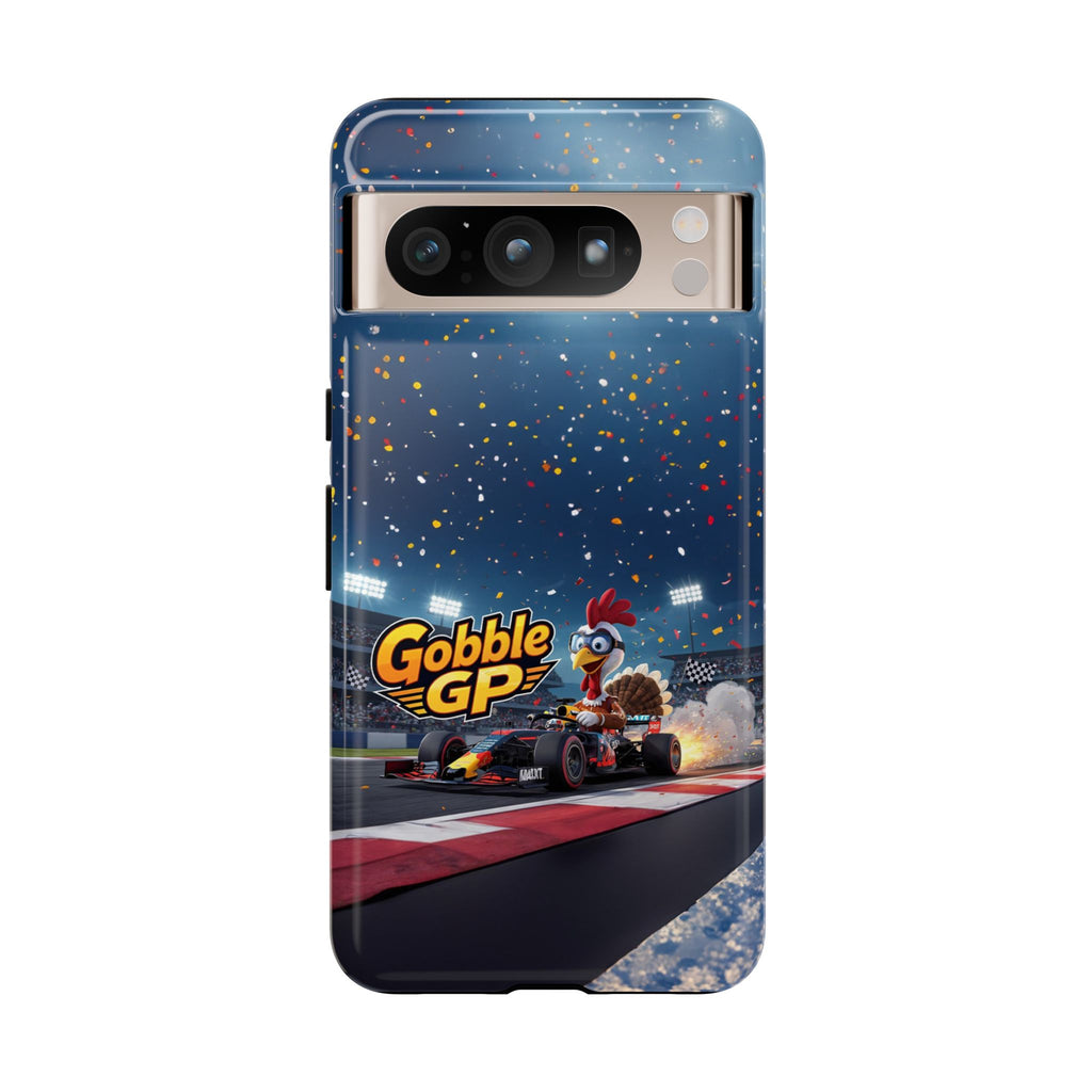 Gobble GP Turkey Racing Phone Case — Tough Protective Cover