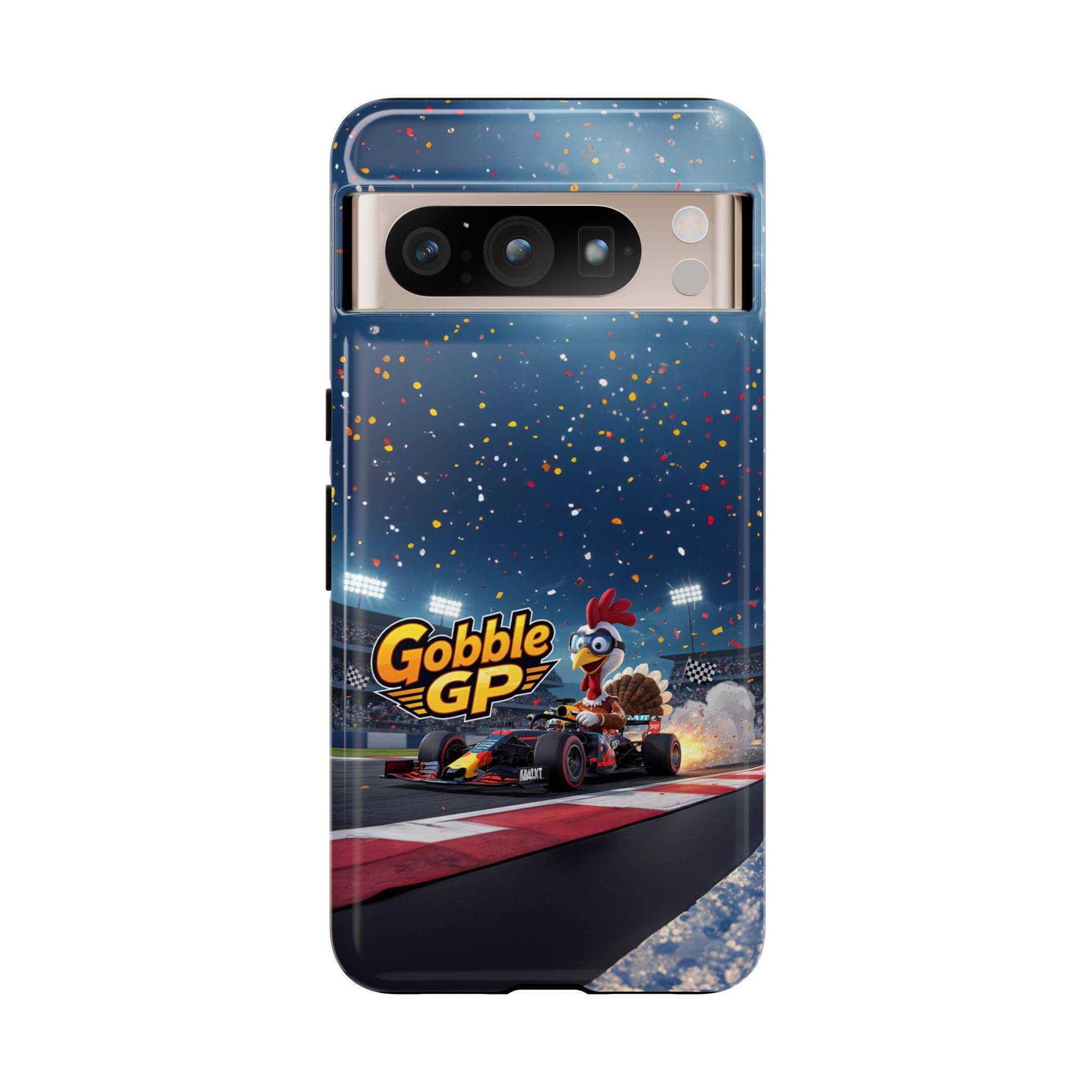 Gobble GP Turkey Racing Phone Case — Tough Protective Cover