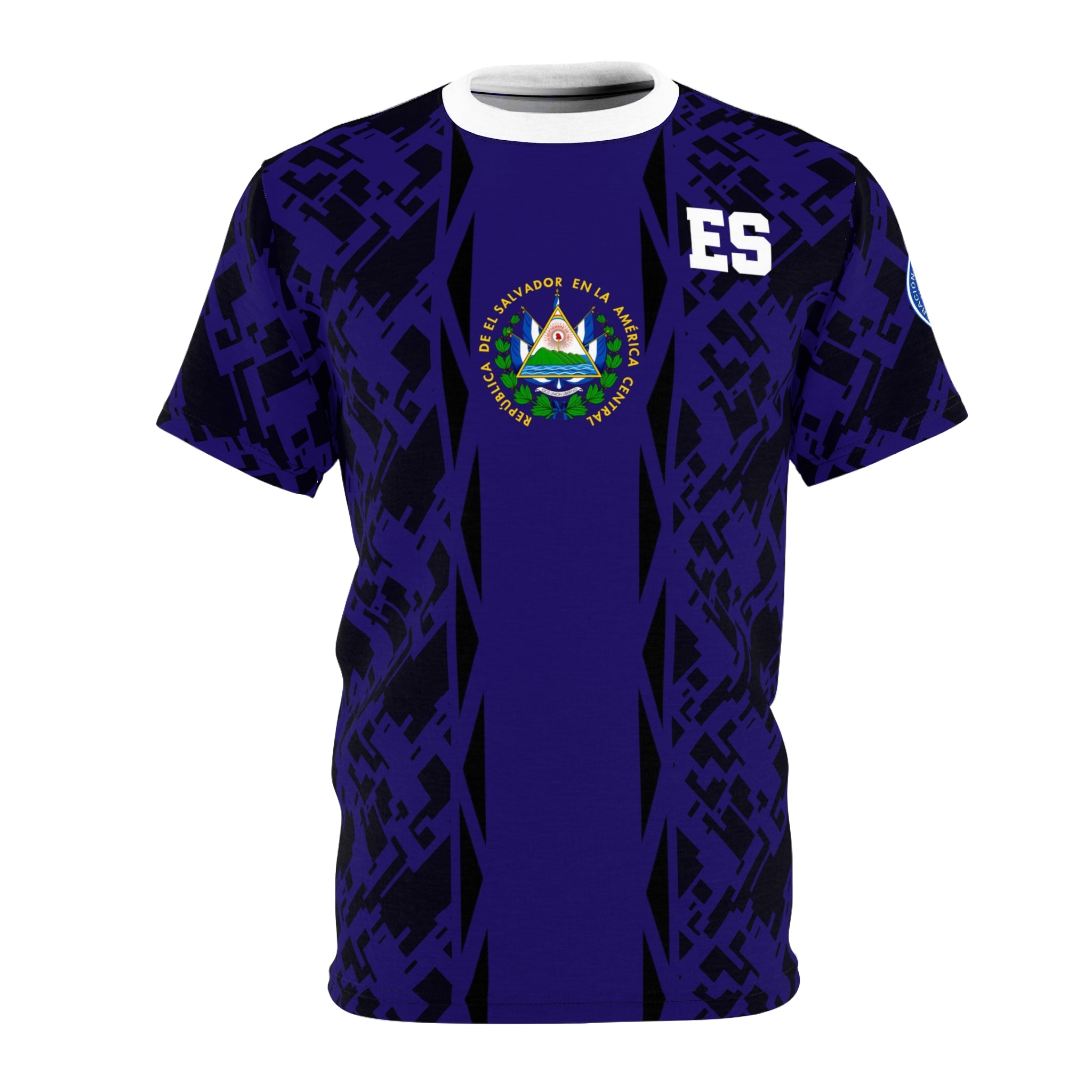 El Salvador Soccer Jersey Tee Dark Blue – Camiseta El Salvador