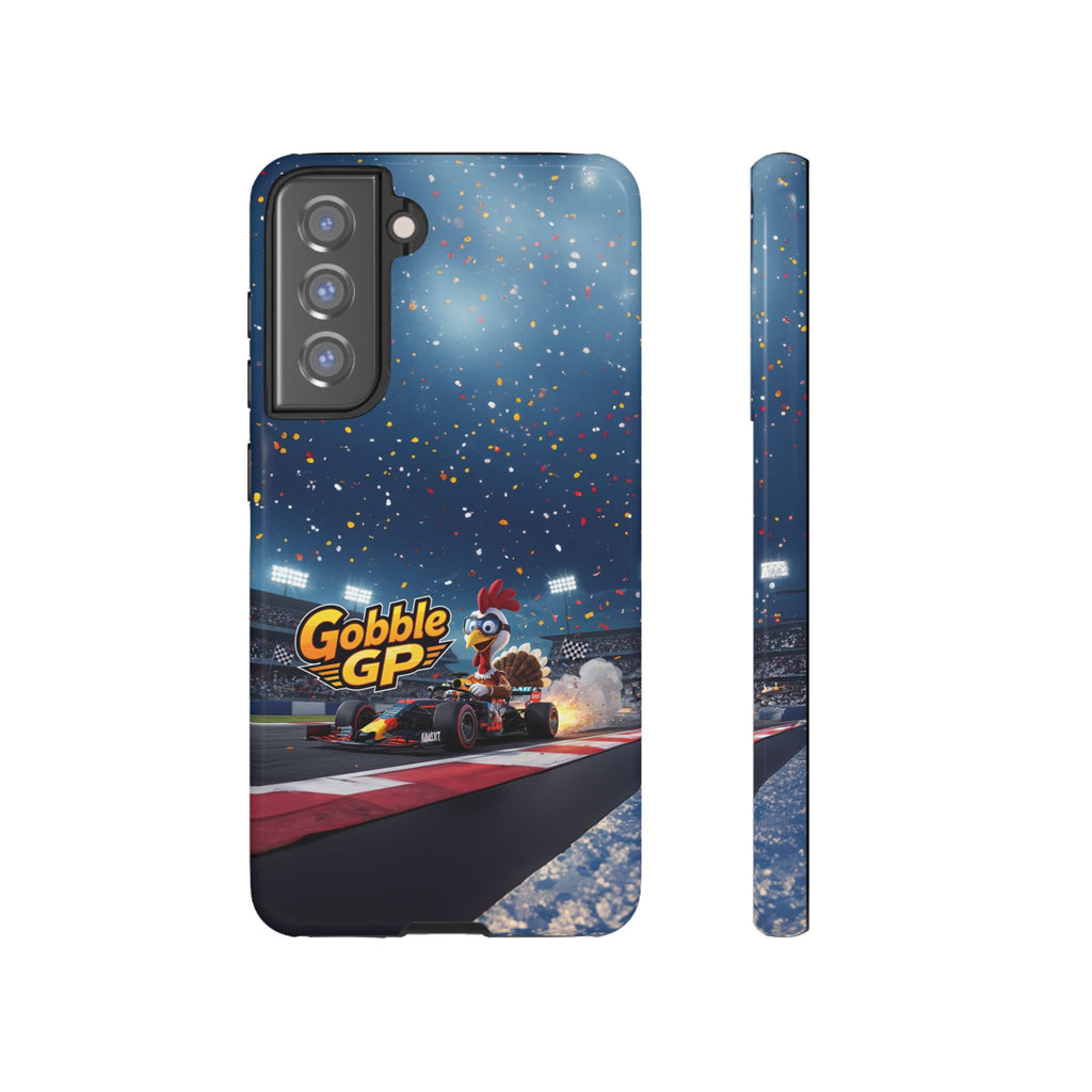 Gobble GP Turkey Racing Phone Case — Tough Protective Cover