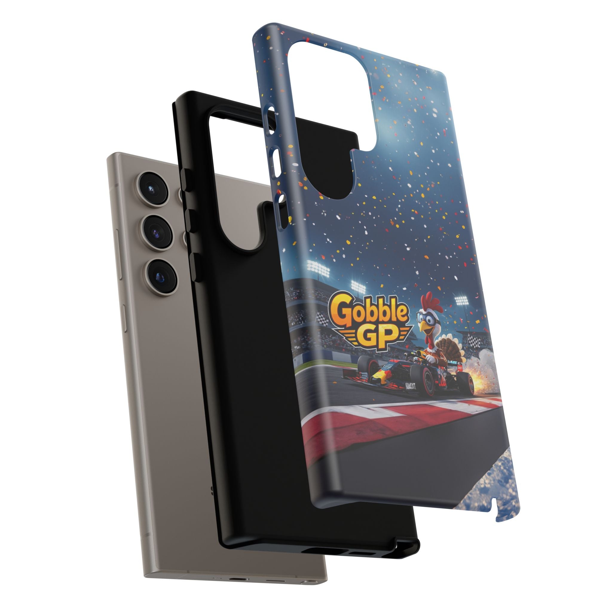 Gobble GP Turkey Racing Phone Case — Tough Protective Cover