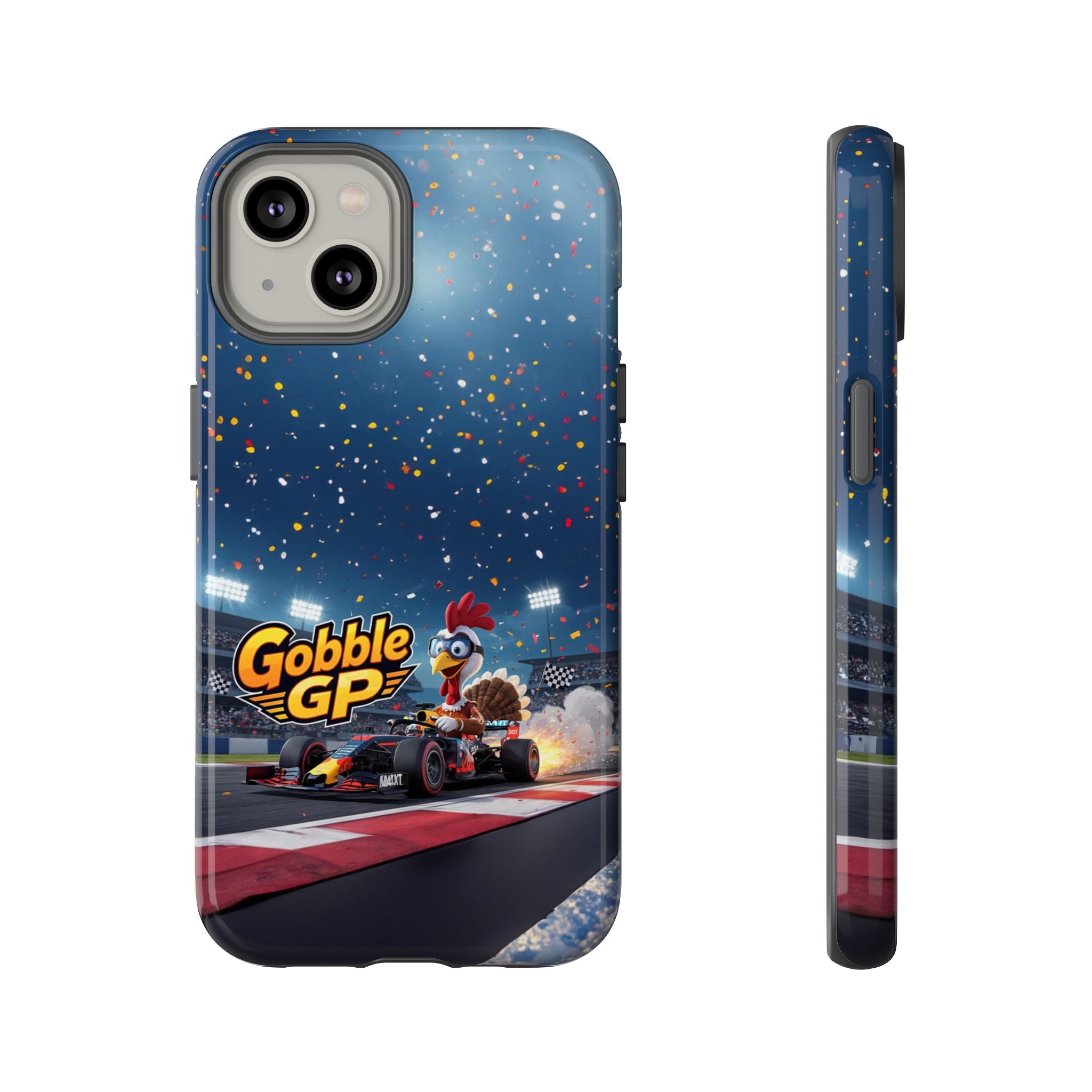Gobble GP Turkey Racing Phone Case — Tough Protective Cover