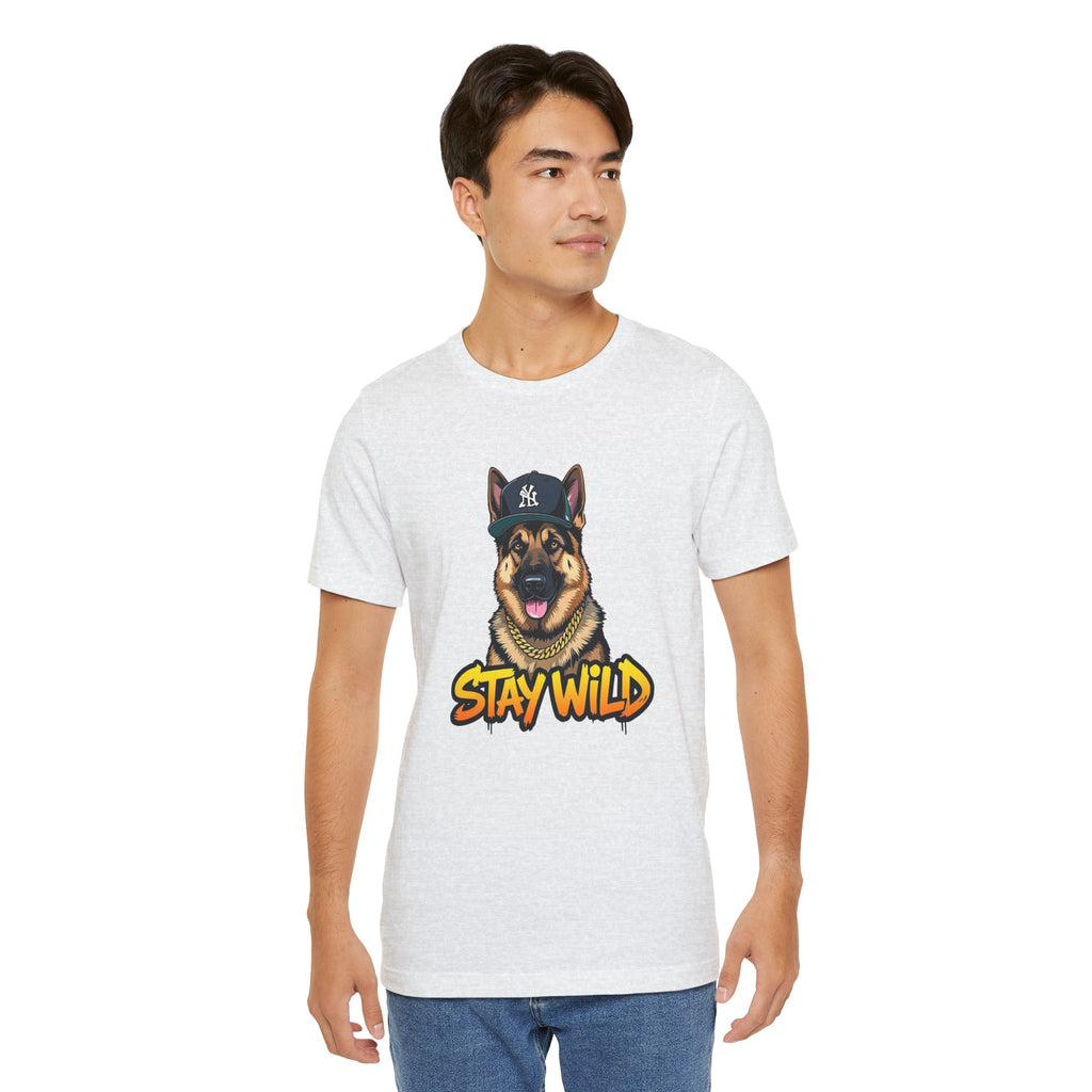 Stay Wild German Shepherd Graphic Tee