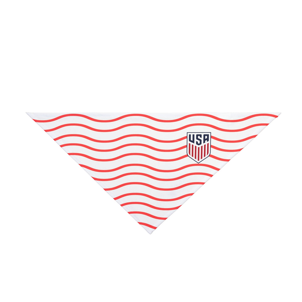 USA Soccer Pet Bandana — Patriotic Dog/Cat Scarf