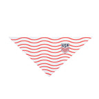 USA Soccer Pet Bandana — Patriotic Dog/Cat Scarf