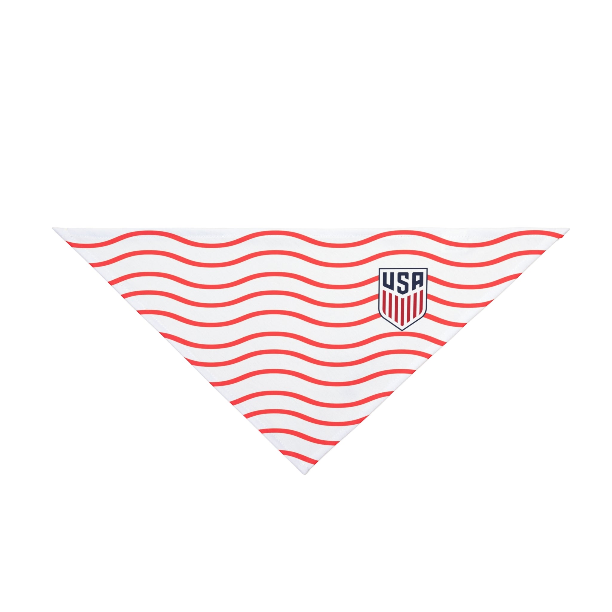 USA Soccer Pet Bandana — Patriotic Dog/Cat Scarf