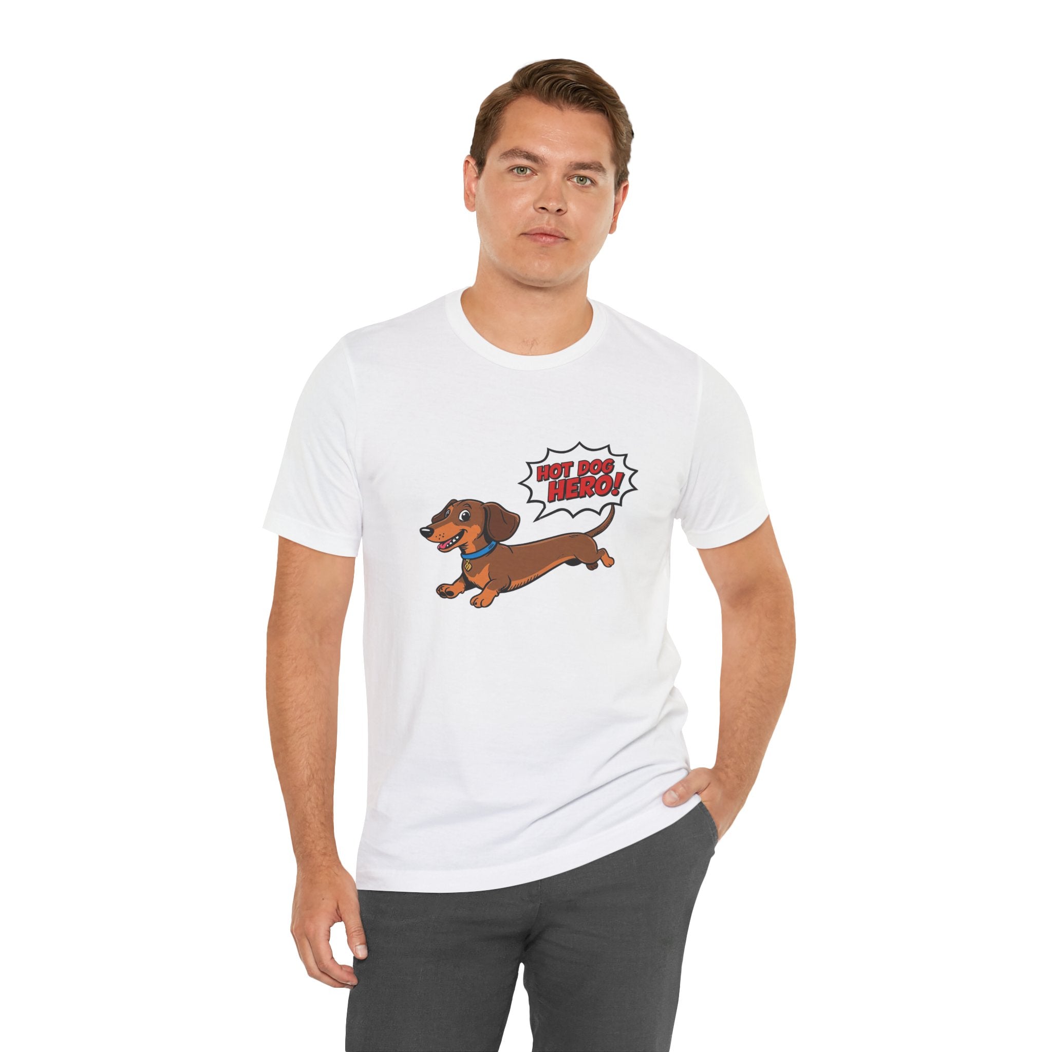 Playful Dachshund Graphic Tee