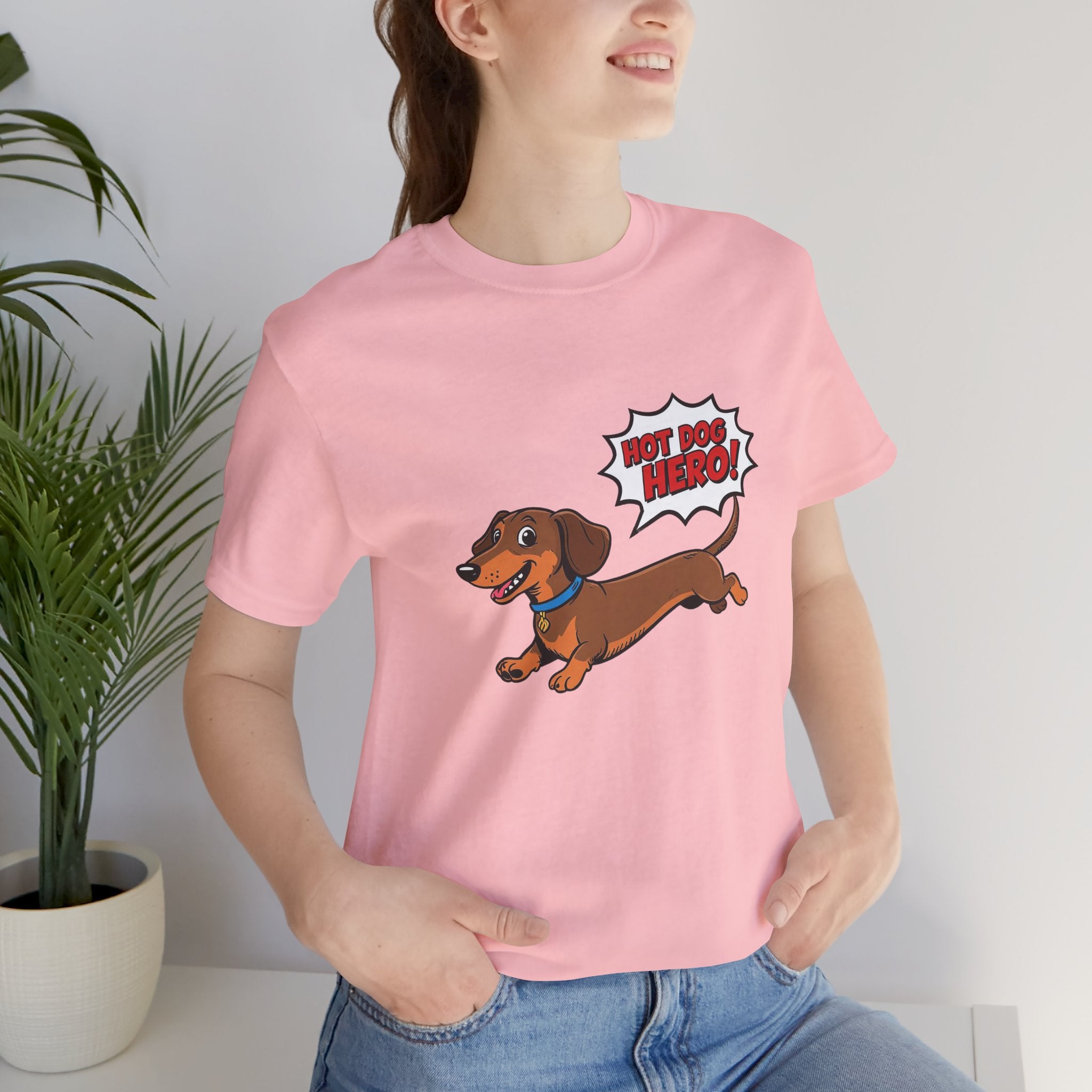 Playful Dachshund Graphic Tee
