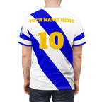 El Salvador Soccer Jersey Cross Flag -- Custom Jersey