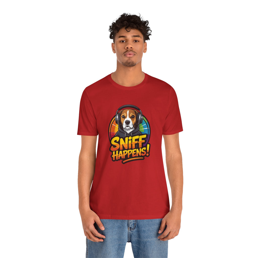 Beagle Sniff Happens Funny Dog T-Shirt