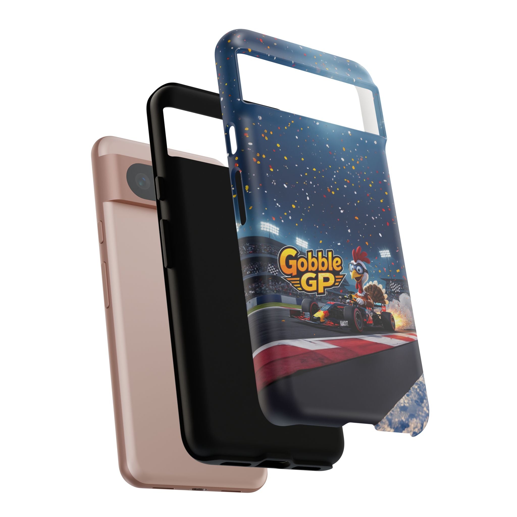Gobble GP Turkey Racing Phone Case — Tough Protective Cover