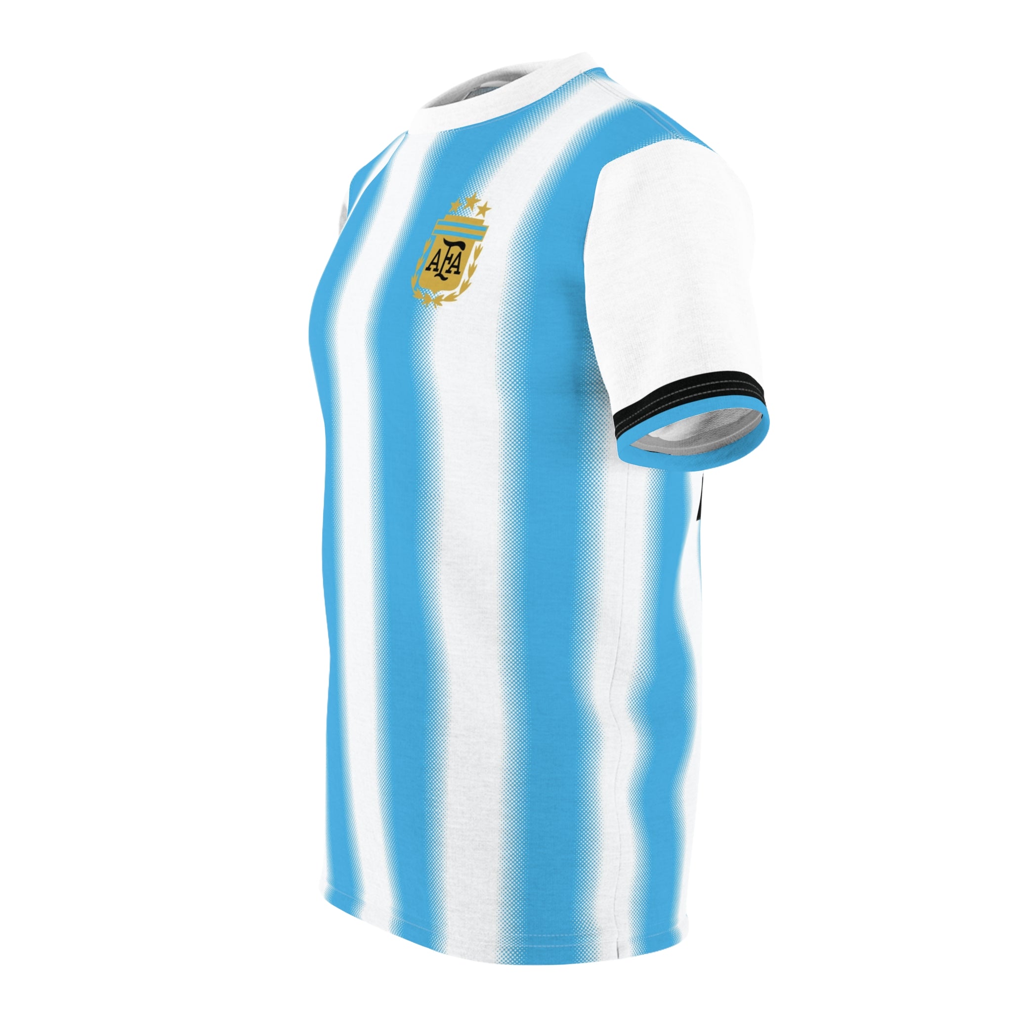 Argentina Striped Soccer Jersey -- Custom Jersey