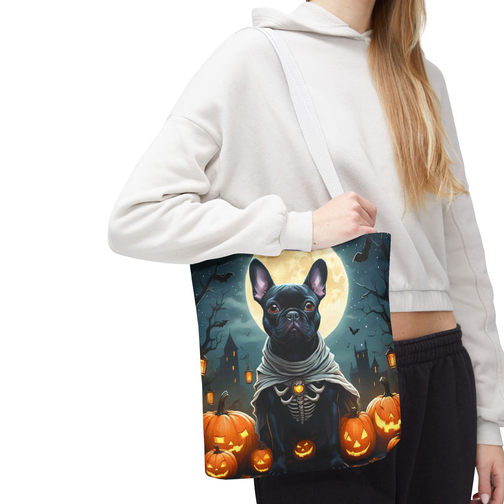 Halloween French Bulldog & Witch Cat Design