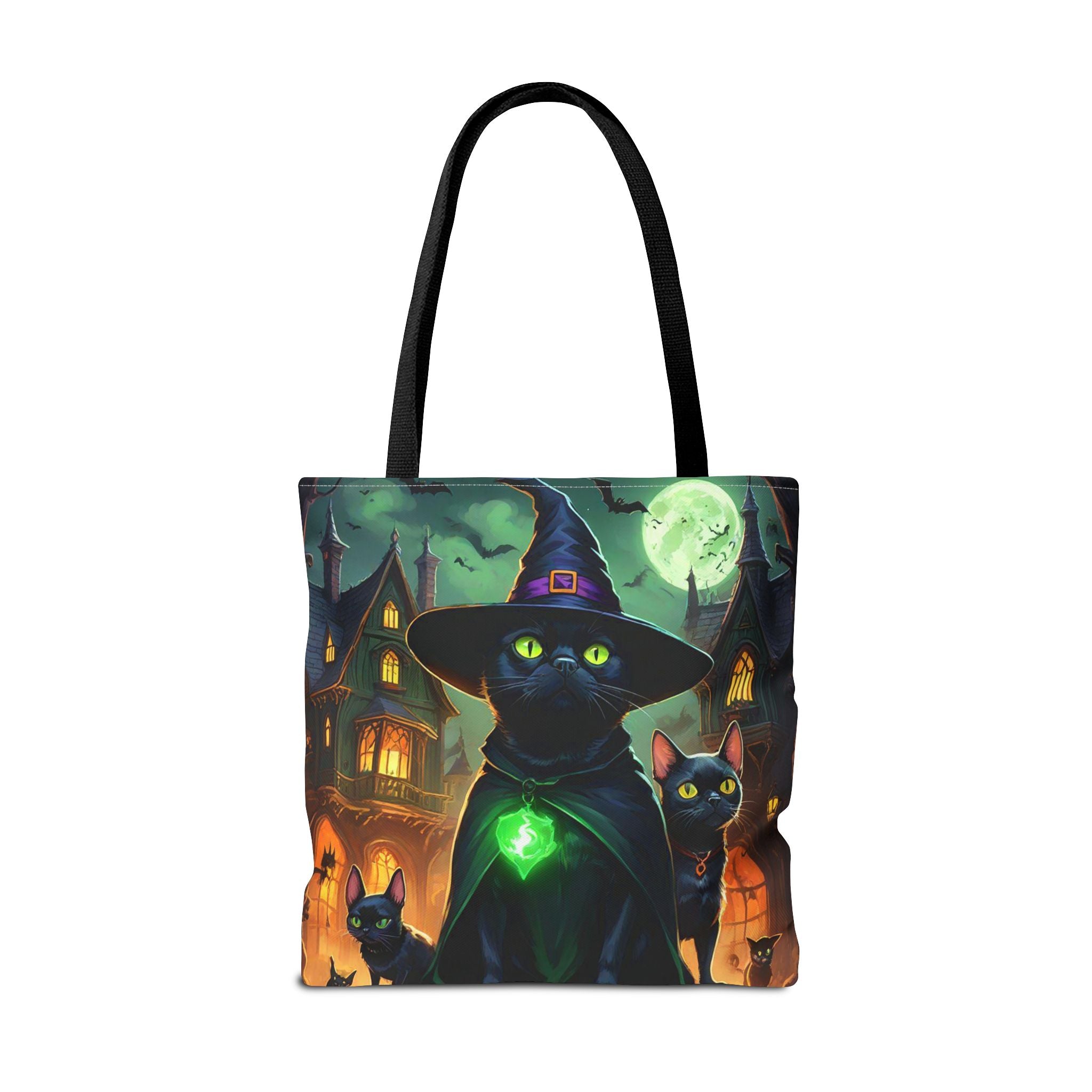 Halloween French Bulldog & Witch Cat Design