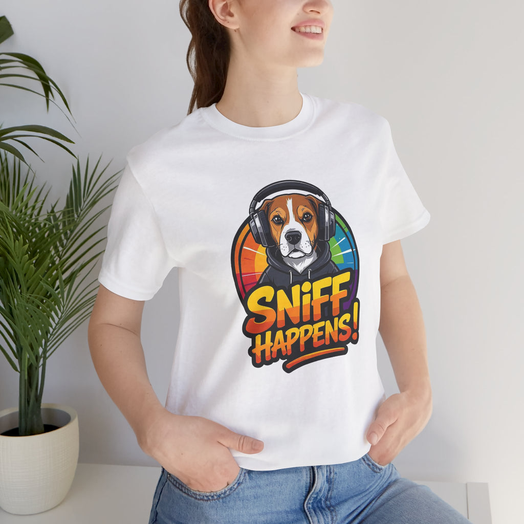 Beagle Sniff Happens Funny Dog T-Shirt