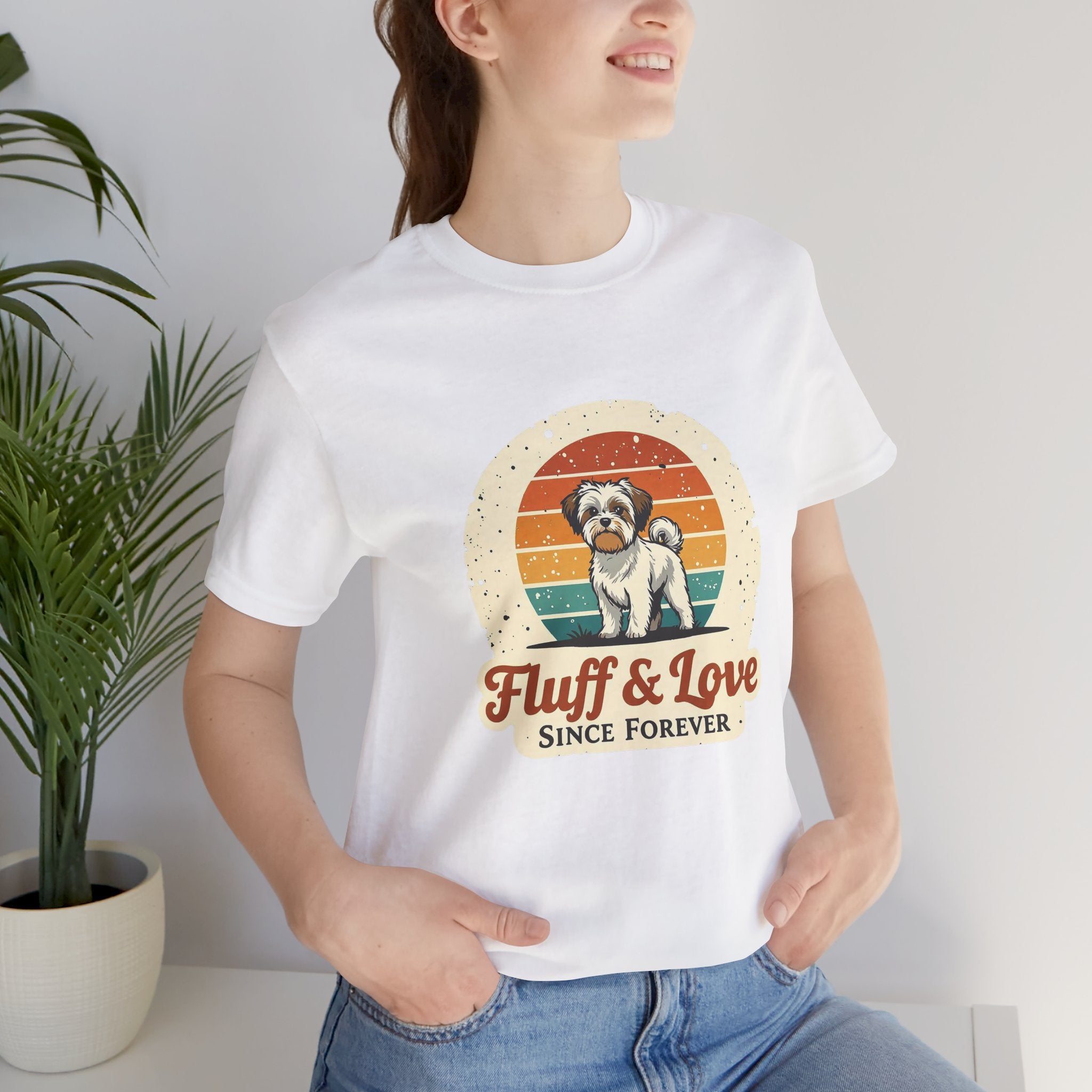 Maltese Dog Lover's Tee - Fluff & Love Since Forever