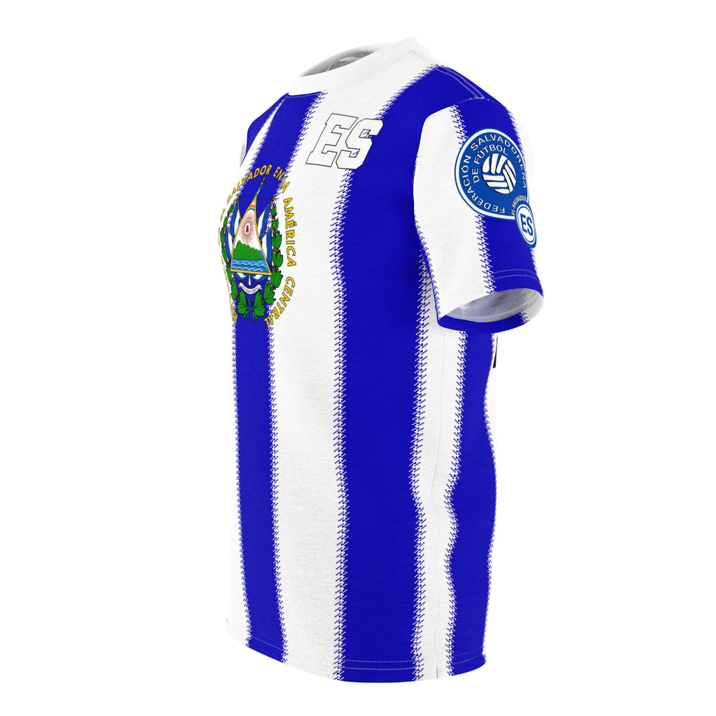 El Salvador Soccer Jersey Tee -- Custom Jersey
