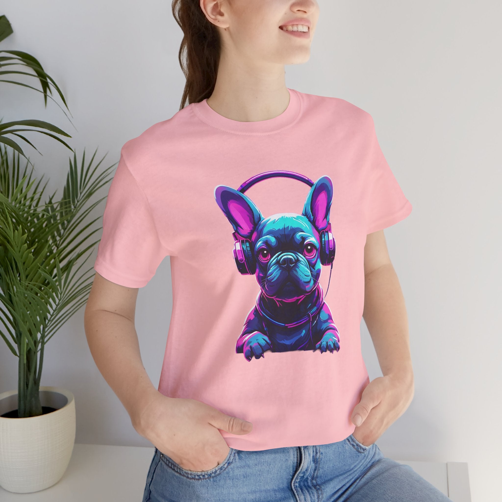 French Bulldog Vibrant Dog Lover Tee