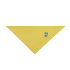Brasil Soccer Pet Bandana — Green & Yellow Football Scarf for Dogs & Cats