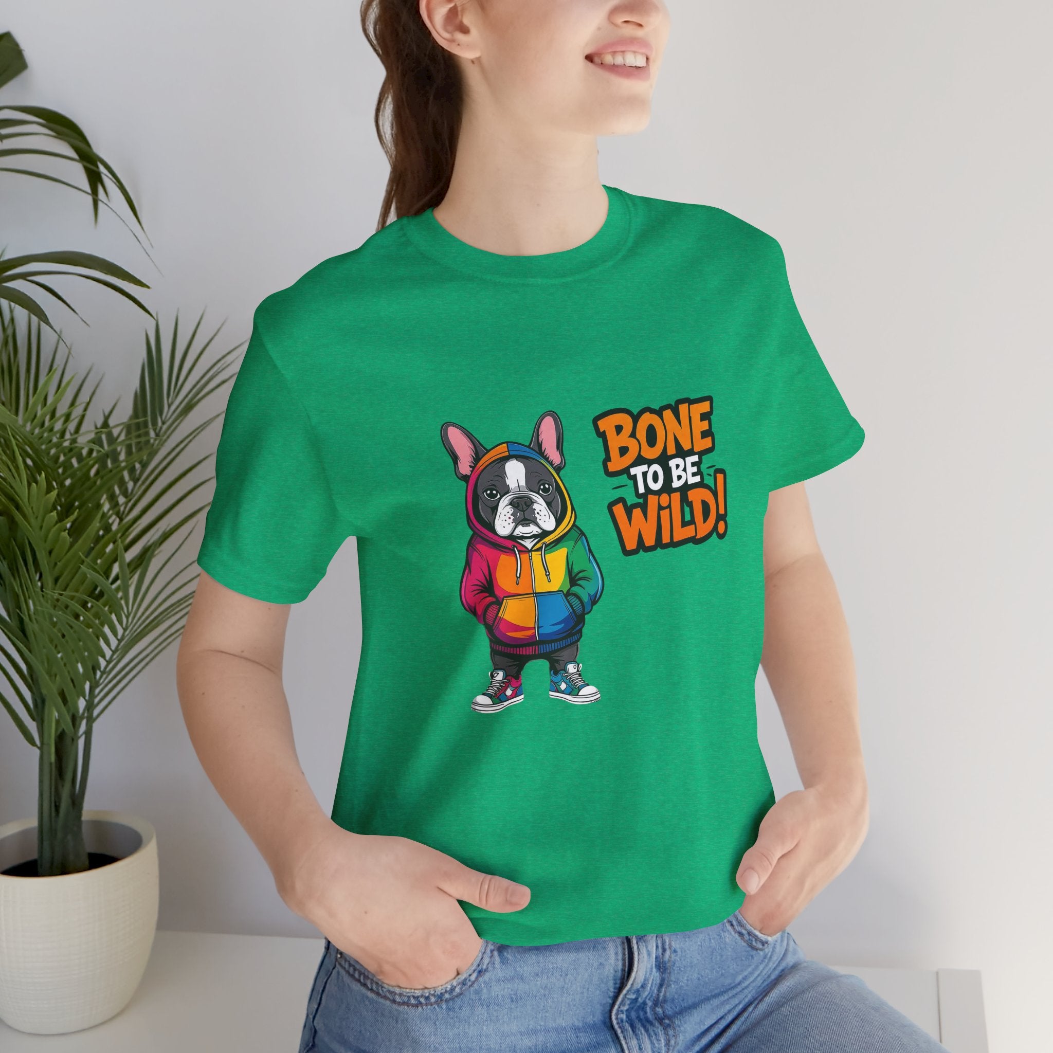 French Bulldog Colorful Dog Graphic Tee