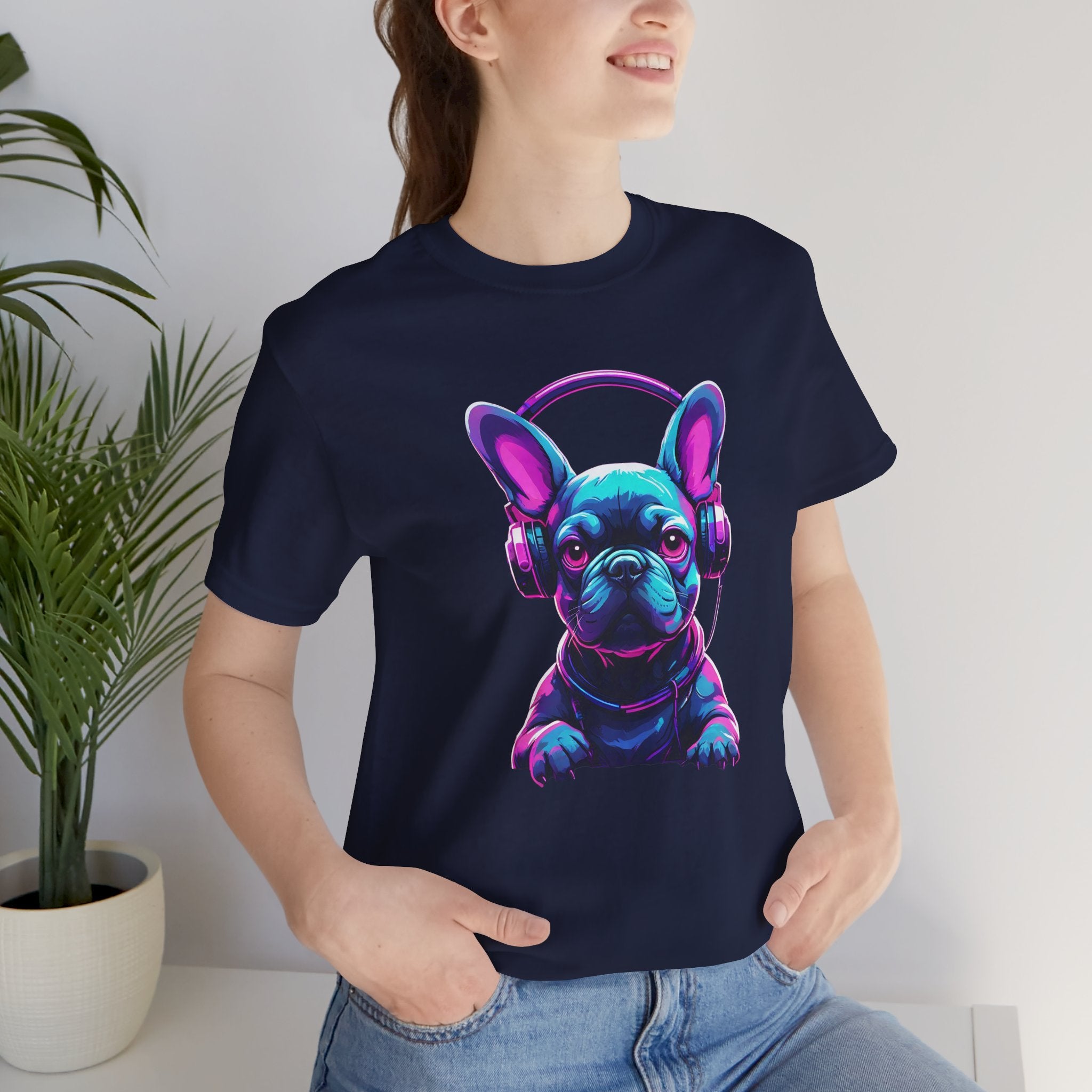 French Bulldog Vibrant Dog Lover Tee