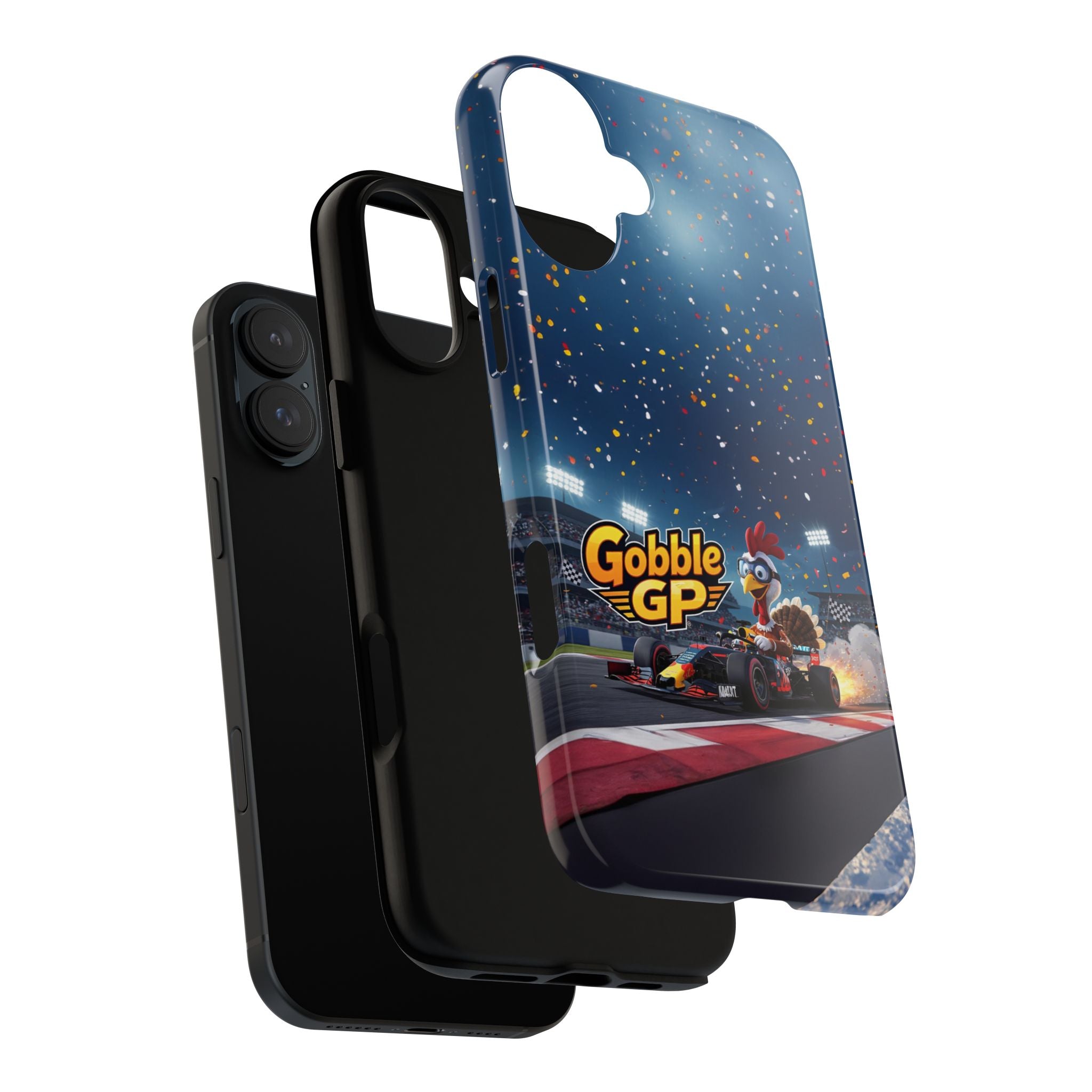 Gobble GP Turkey Racing Phone Case — Tough Protective Cover
