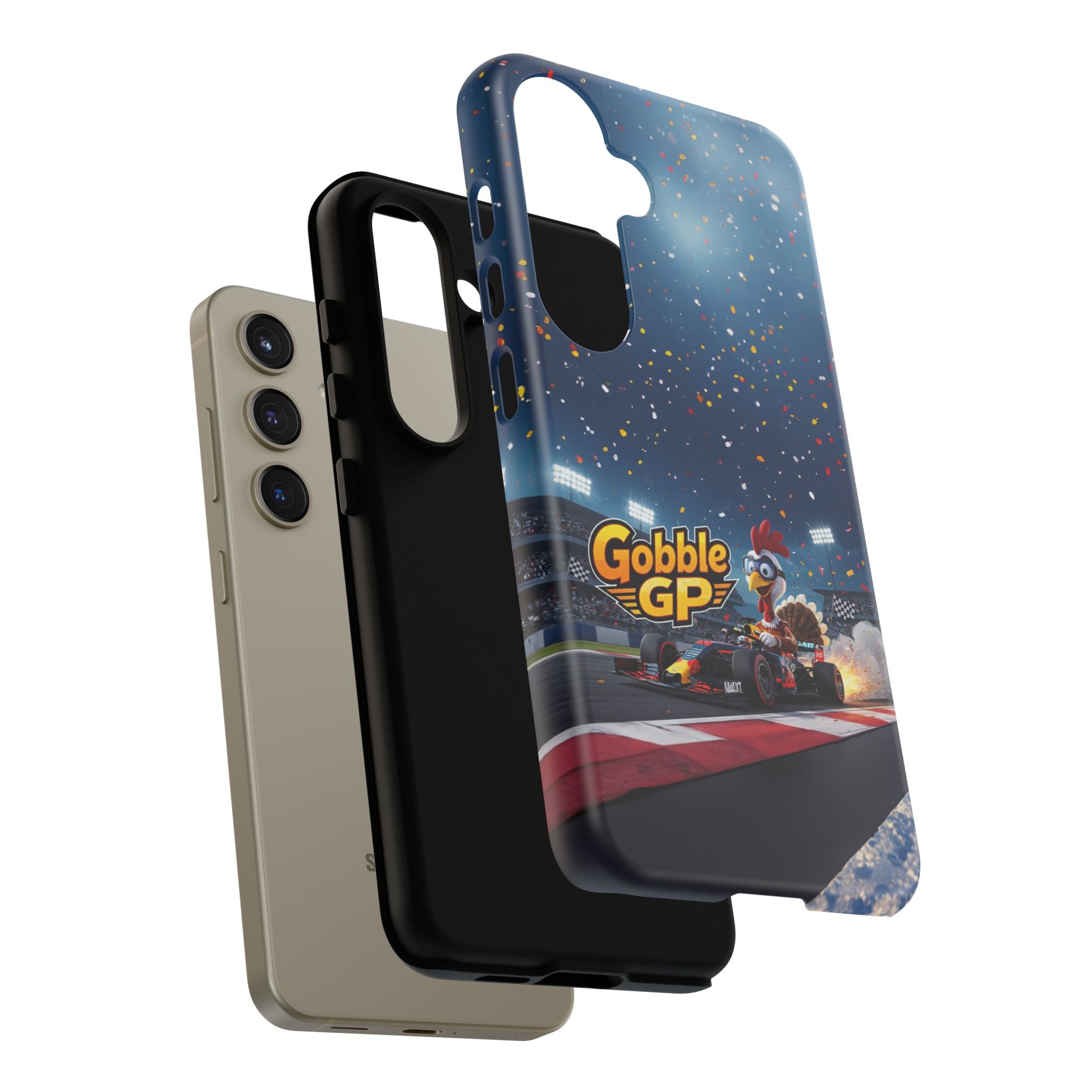Gobble GP Turkey Racing Phone Case — Tough Protective Cover