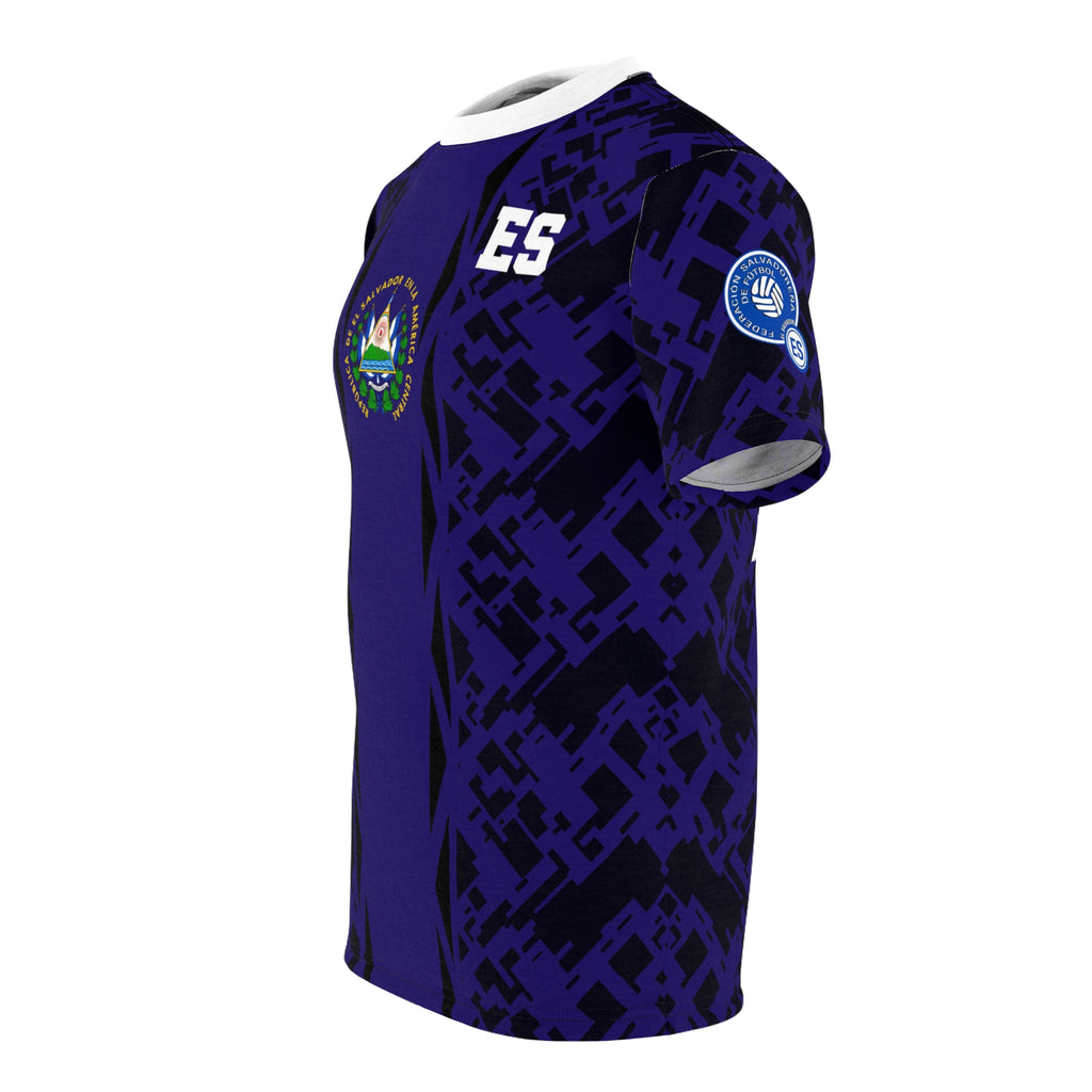 El Salvador Soccer Jersey Tee Dark Blue – Custom Jersey