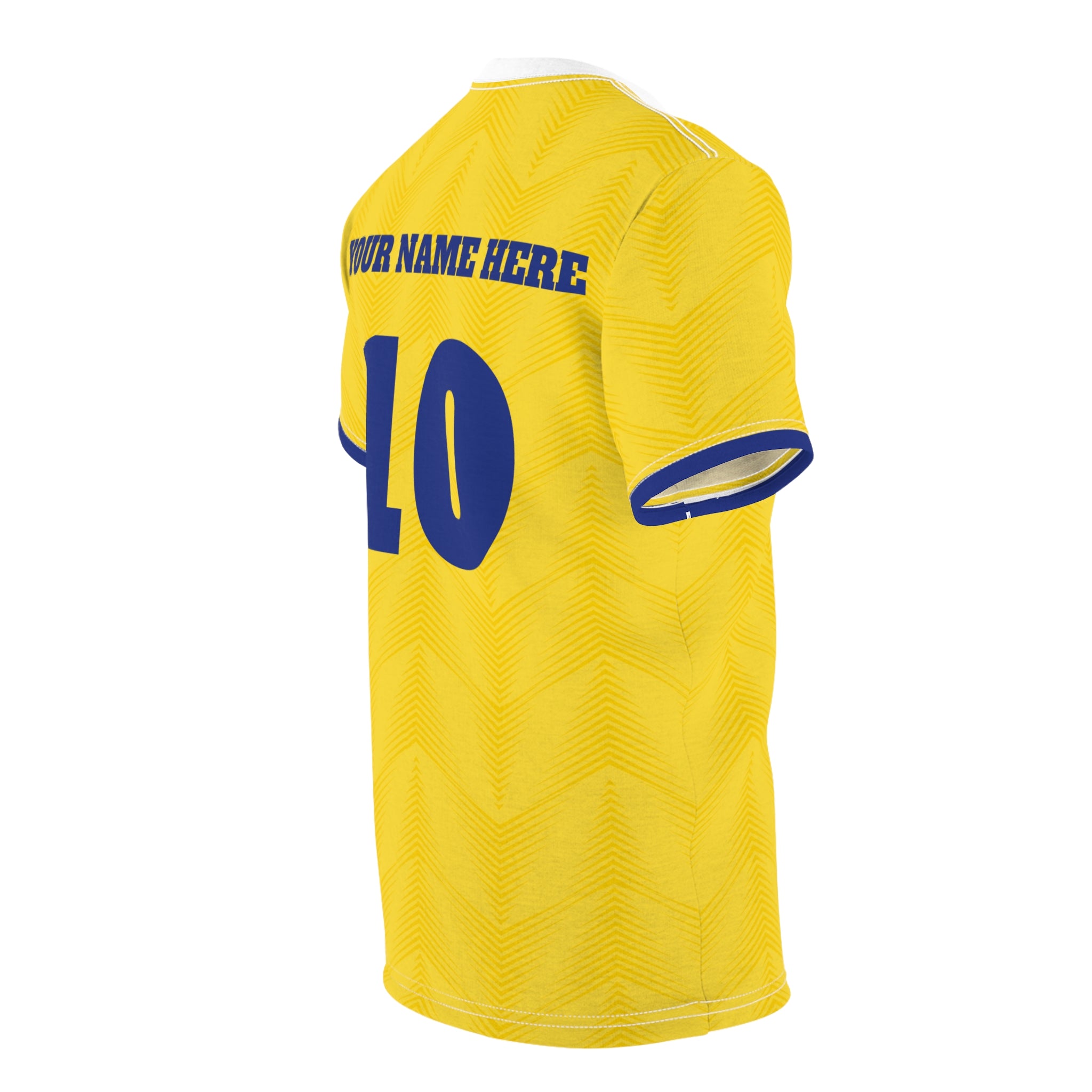 Colombia Yellow Soccer Jersey Tee — Custom Jersey