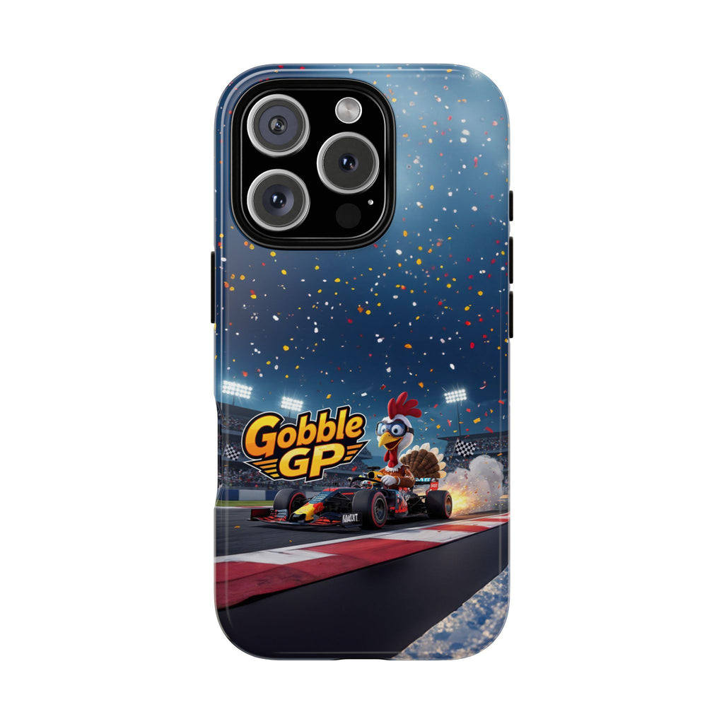 Gobble GP Turkey Racing Phone Case — Tough Protective Cover