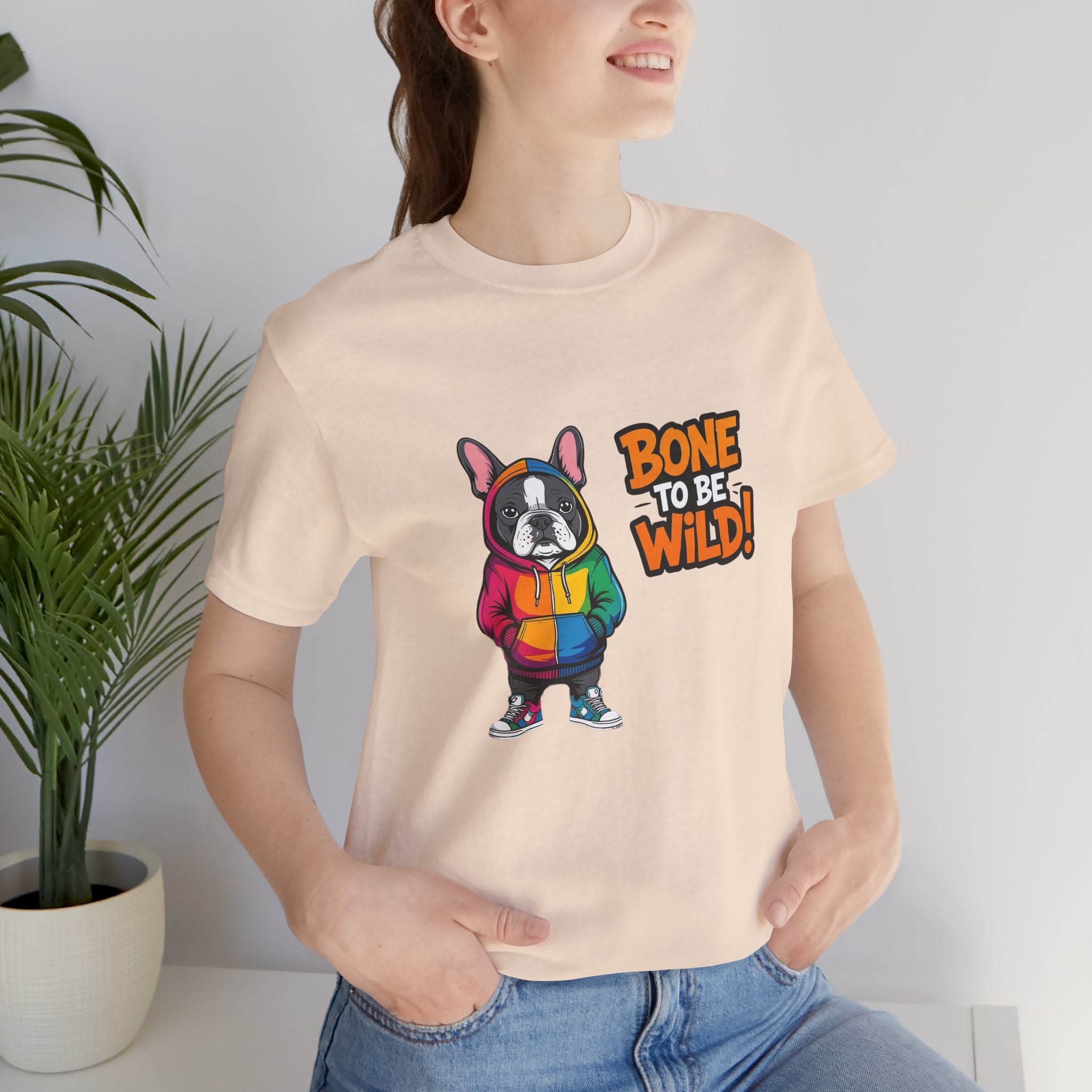 French Bulldog Colorful Dog Graphic Tee
