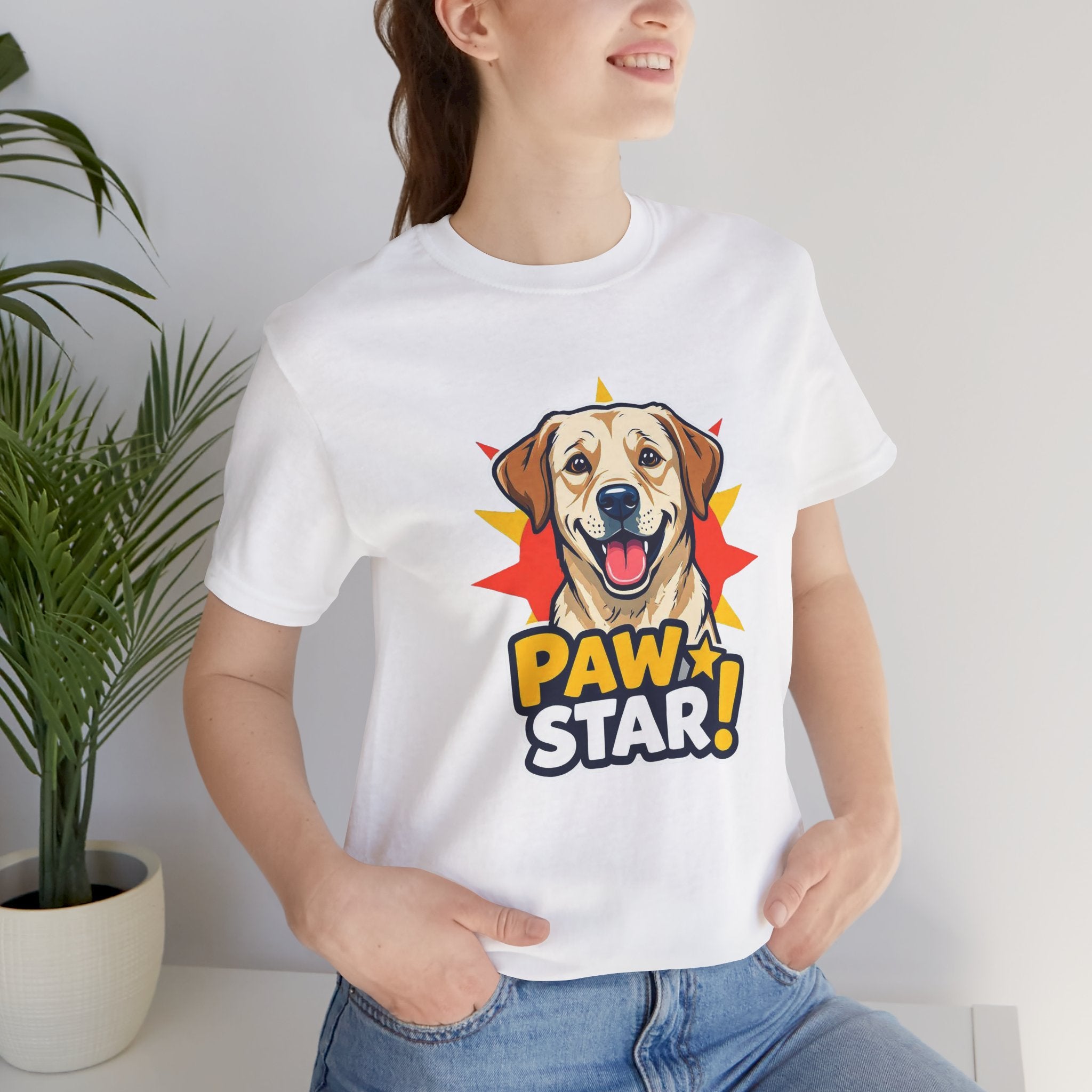 Labrador Retriever Paw Star T-Shirt