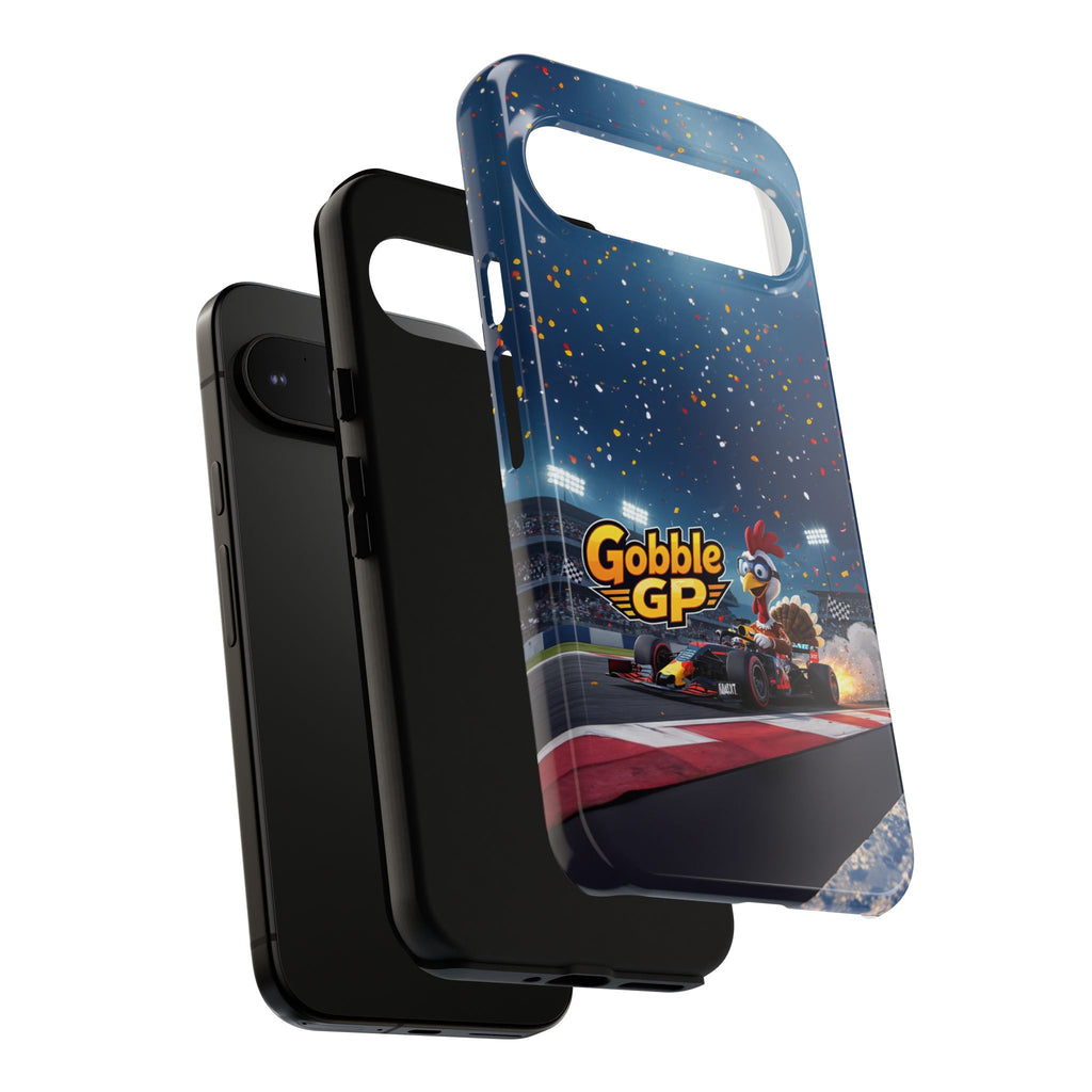 Gobble GP Turkey Racing Phone Case — Tough Protective Cover