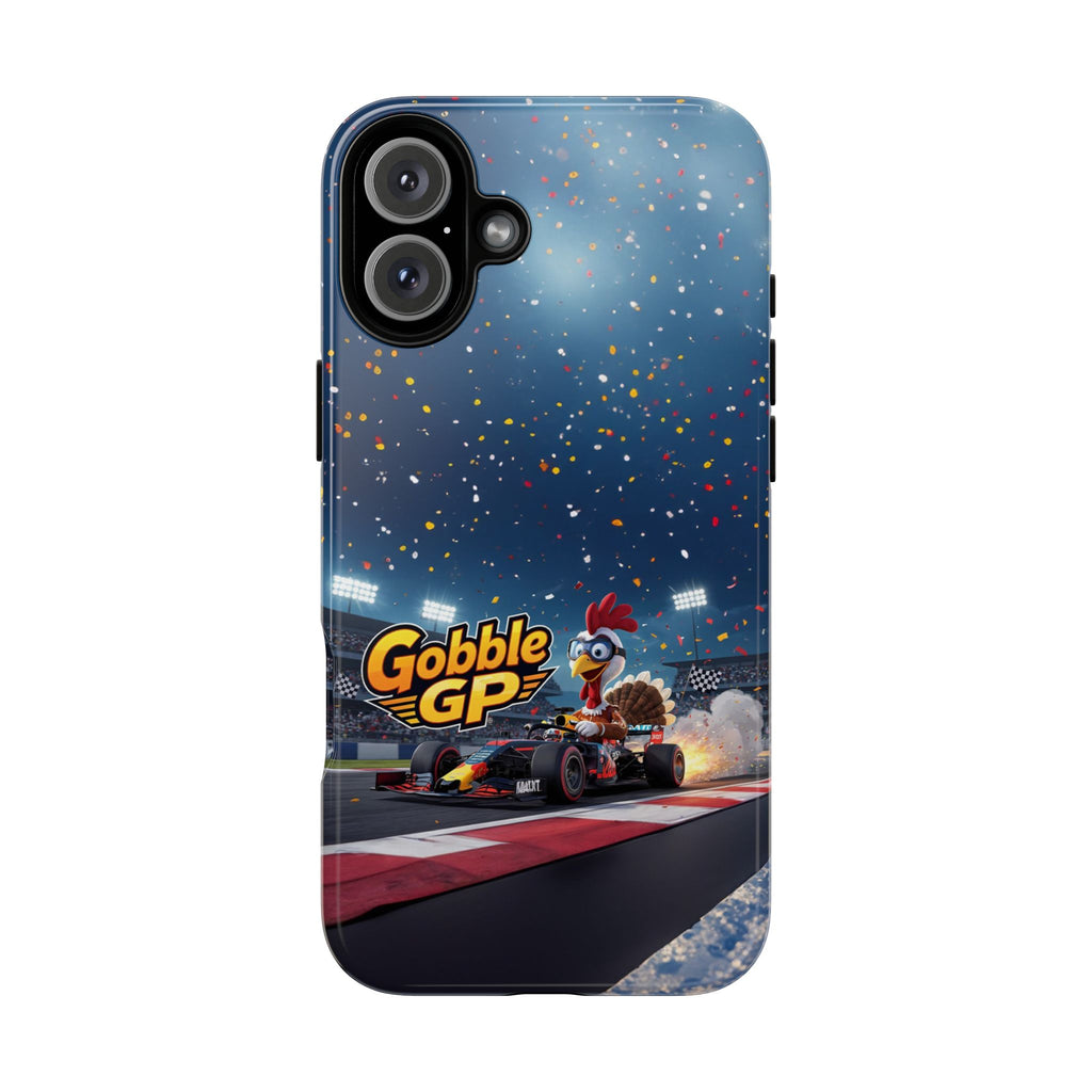 Gobble GP Turkey Racing Phone Case — Tough Protective Cover