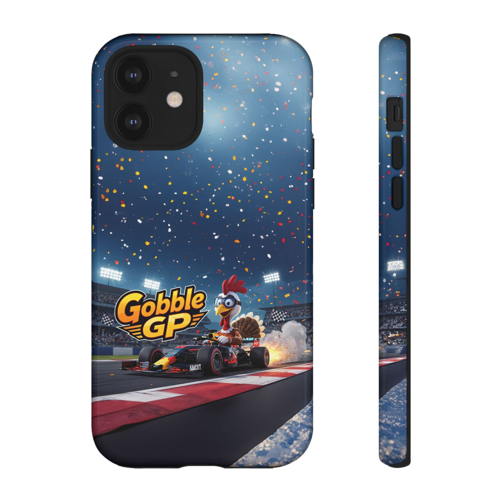 Gobble GP Turkey Racing Phone Case — Tough Protective Cover