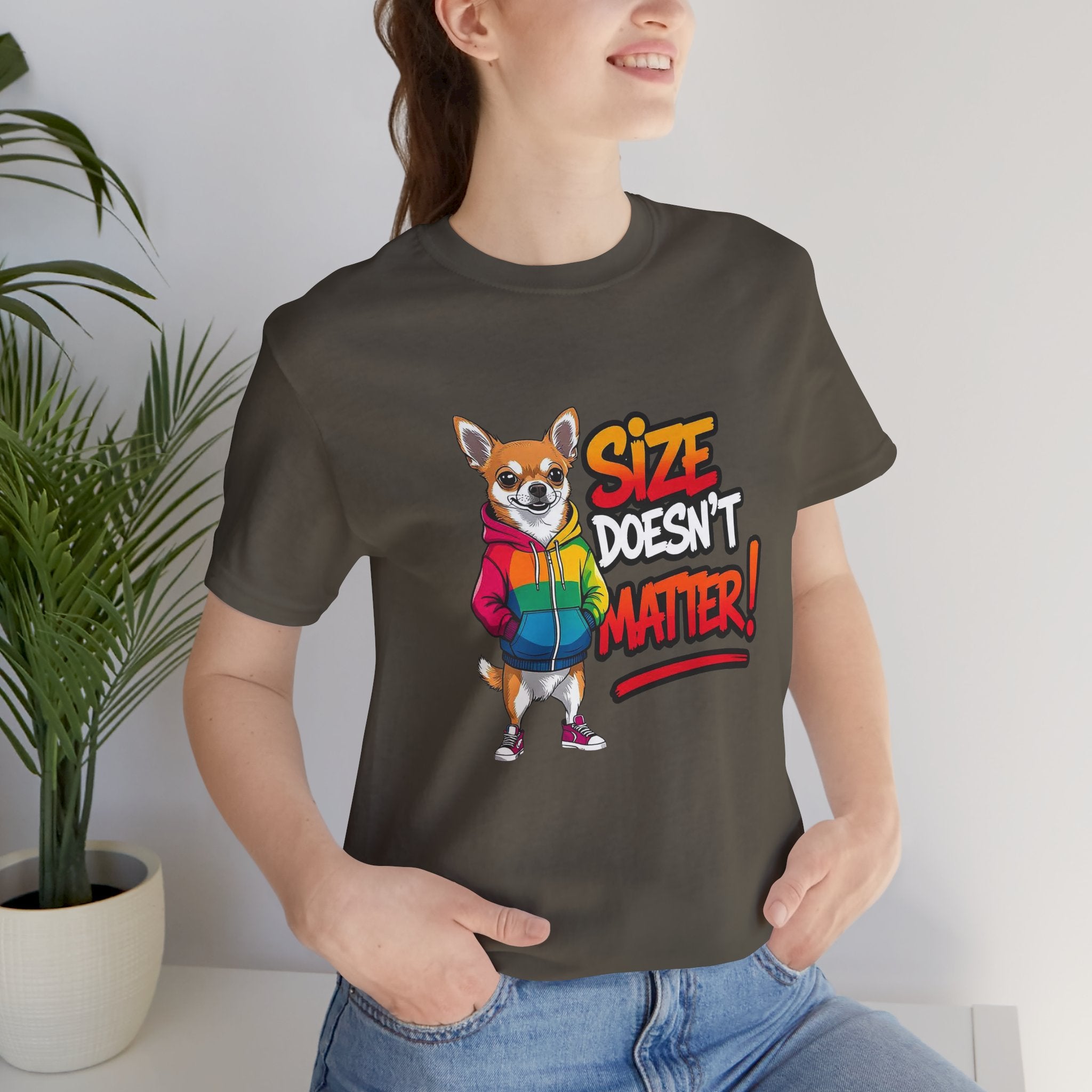 Chihuahua Size Doesn't Matter Dog Tee