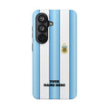 Argentina Flag Tough Phone Case — Blue & White Striped Soccer Crest