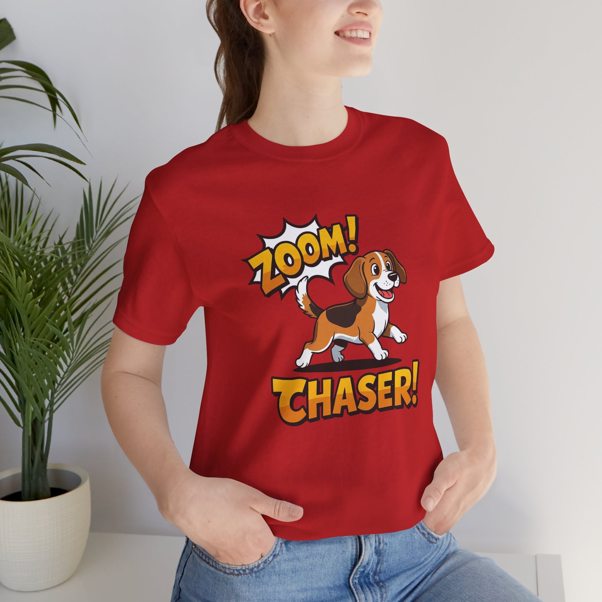 Beagle Zoom! Chaser! Dog Lover Unisex Tee
