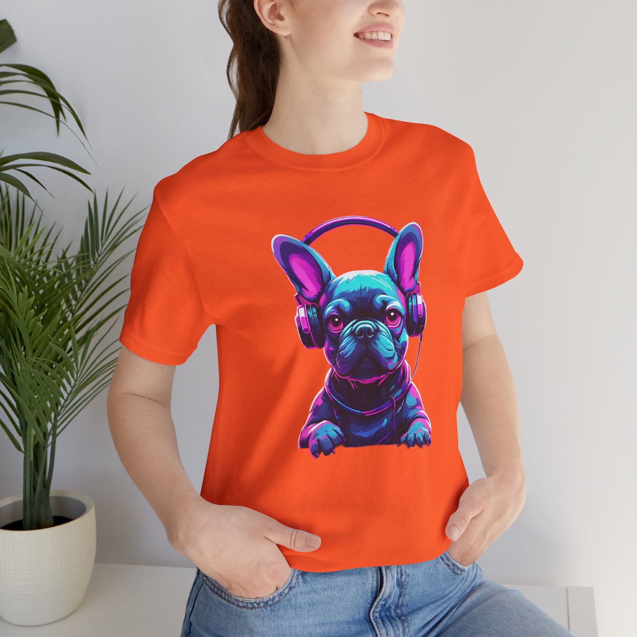 French Bulldog Vibrant Dog Lover Tee