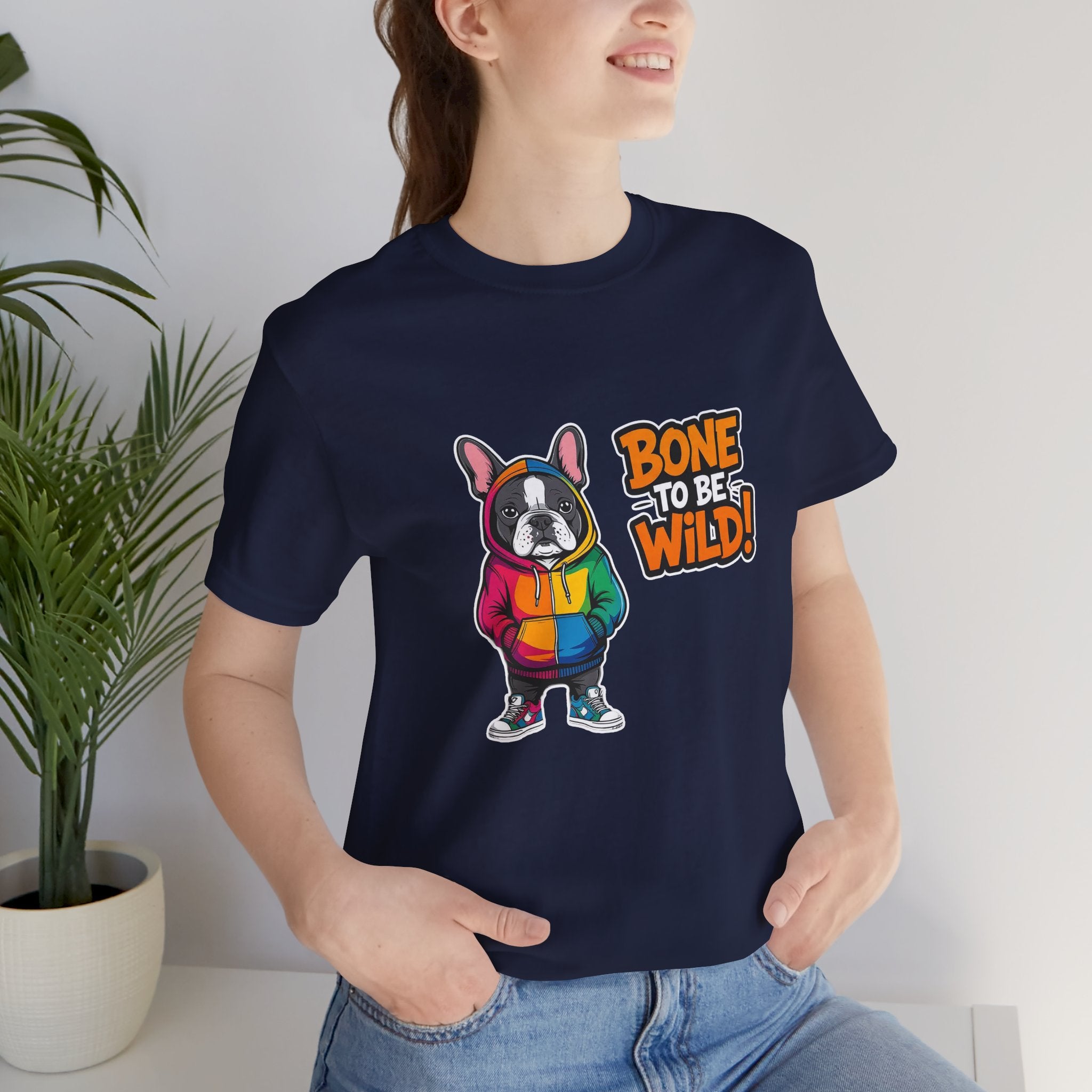 French Bulldog Colorful Dog Graphic Tee
