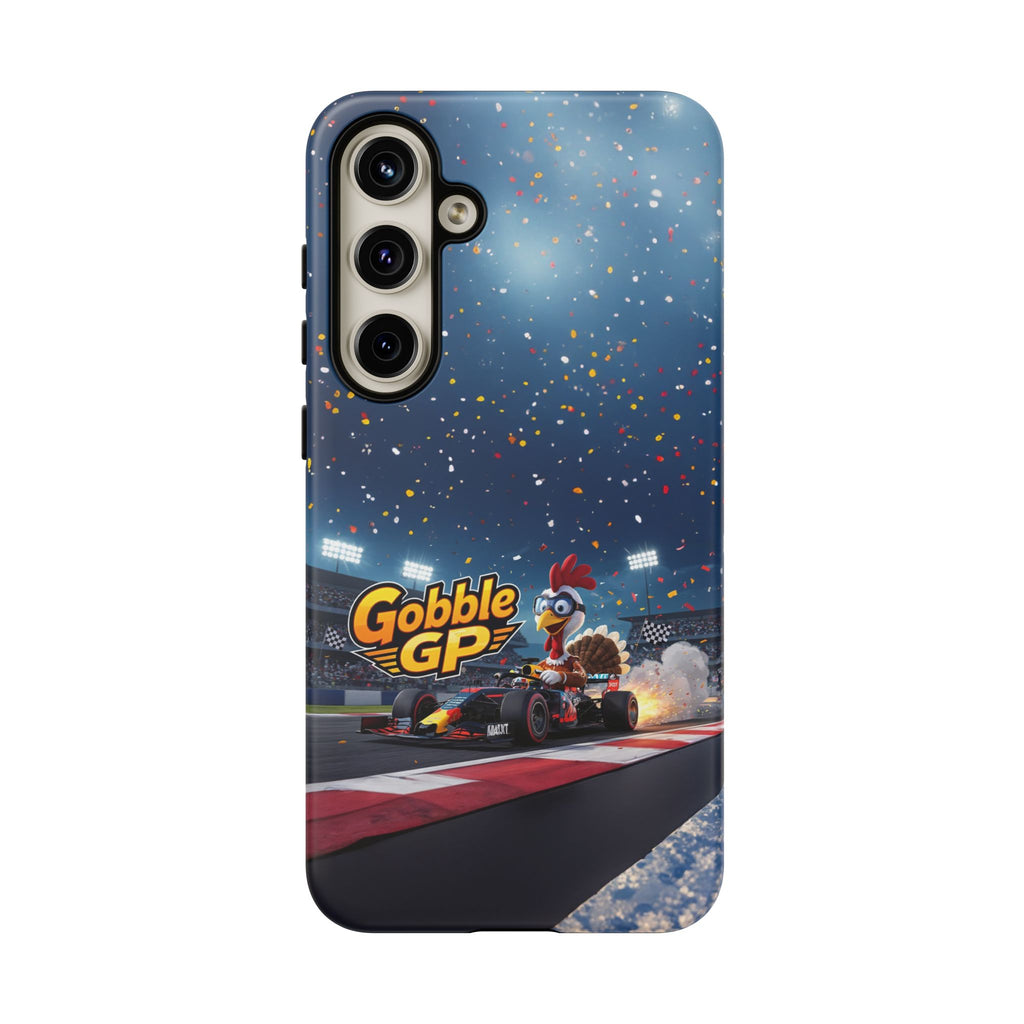 Gobble GP Turkey Racing Phone Case — Tough Protective Cover