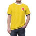 Colombia Yellow Soccer Jersey Tee — Custom Jersey