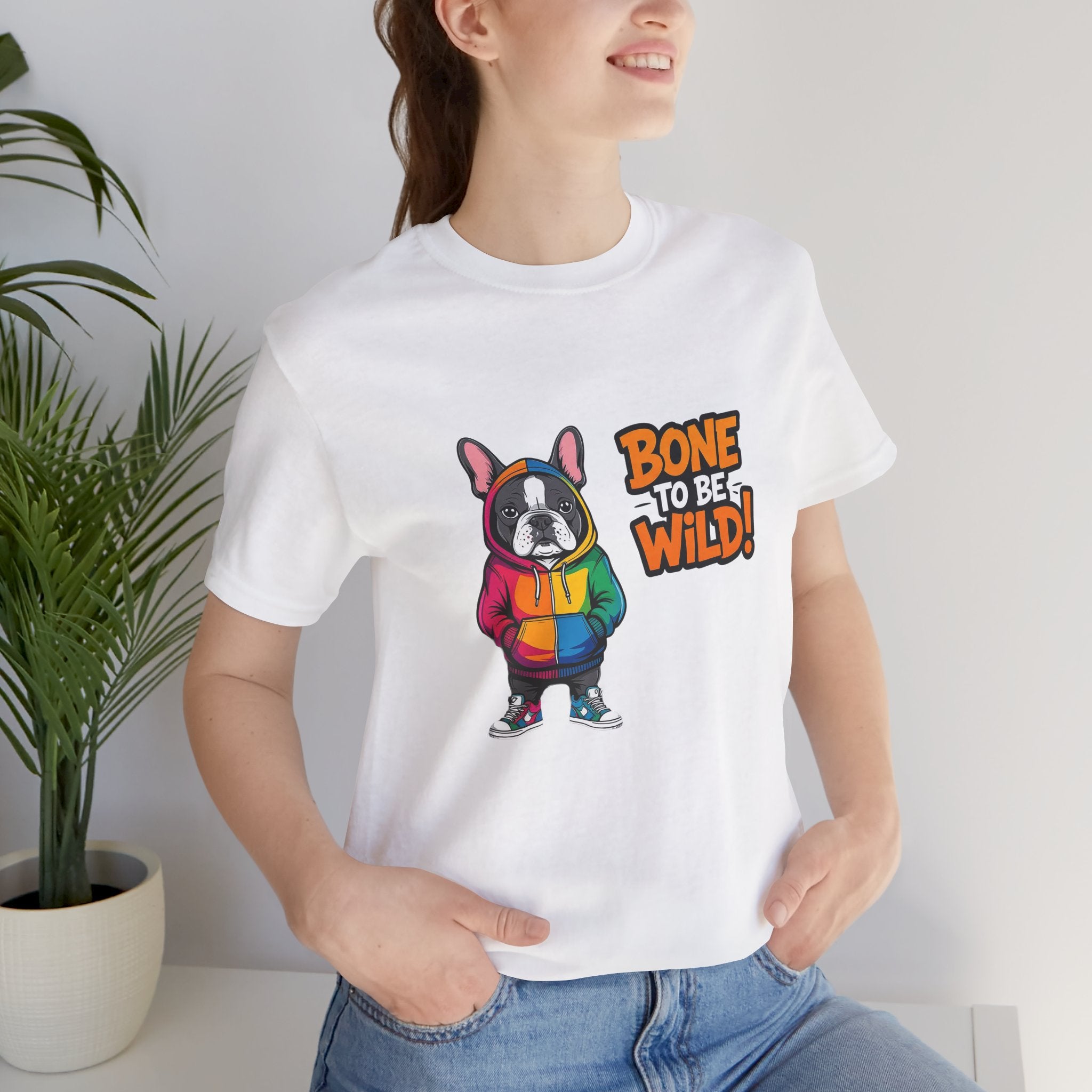 French Bulldog Colorful Dog Graphic Tee