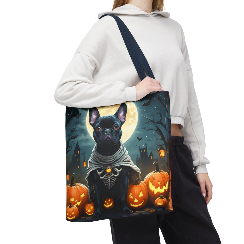 Halloween French Bulldog & Witch Cat Design