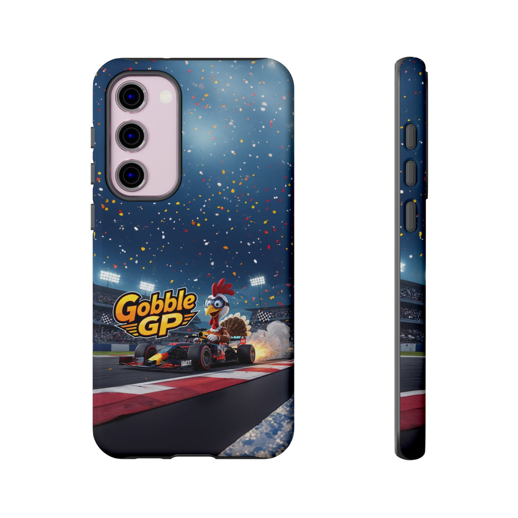 Gobble GP Turkey Racing Phone Case — Tough Protective Cover
