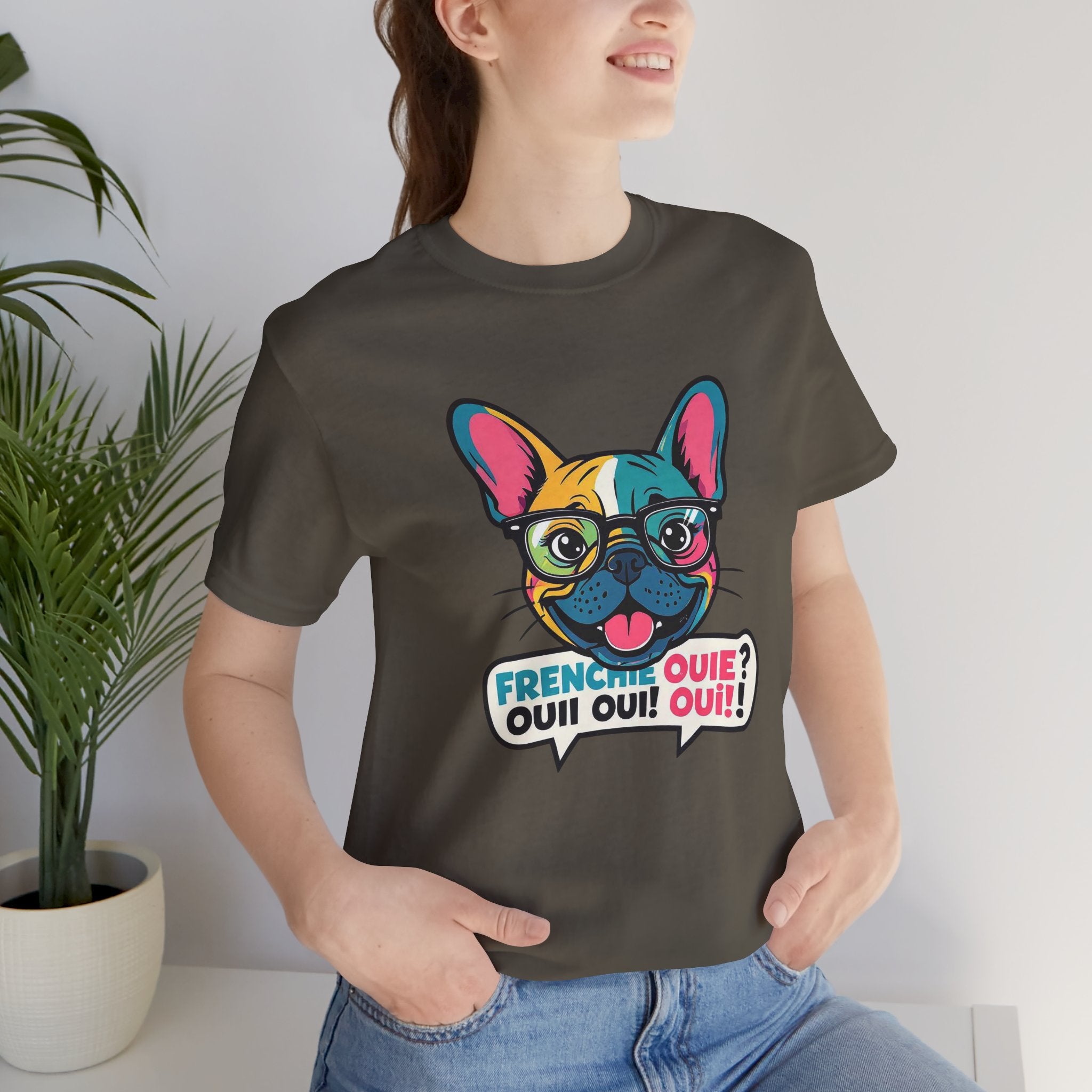 French Bulldog Playful Frenchie Graphic Tee