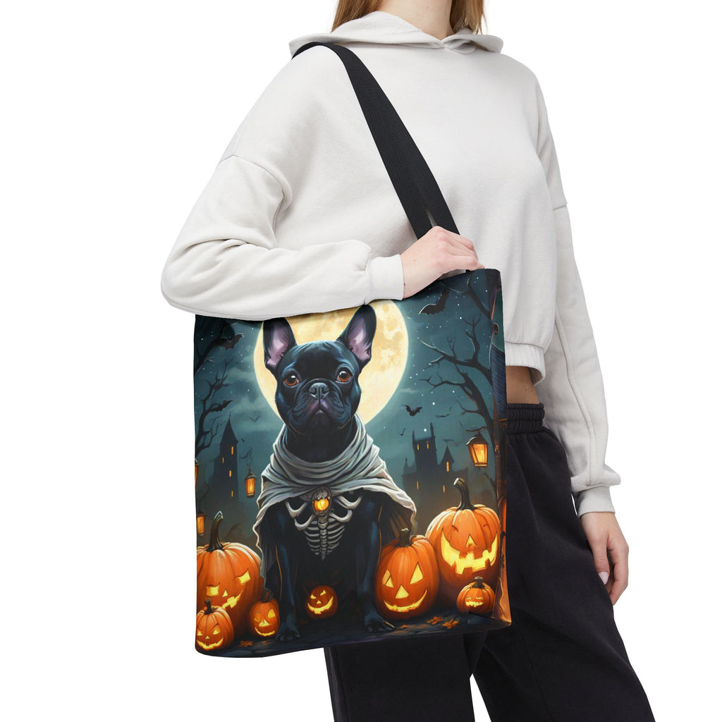 Halloween French Bulldog & Witch Cat Design